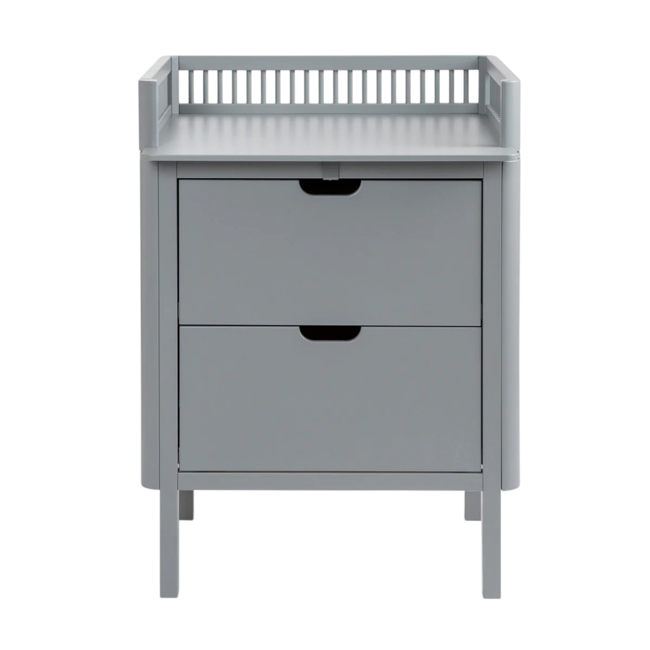 Changing unit with drawers gray New
