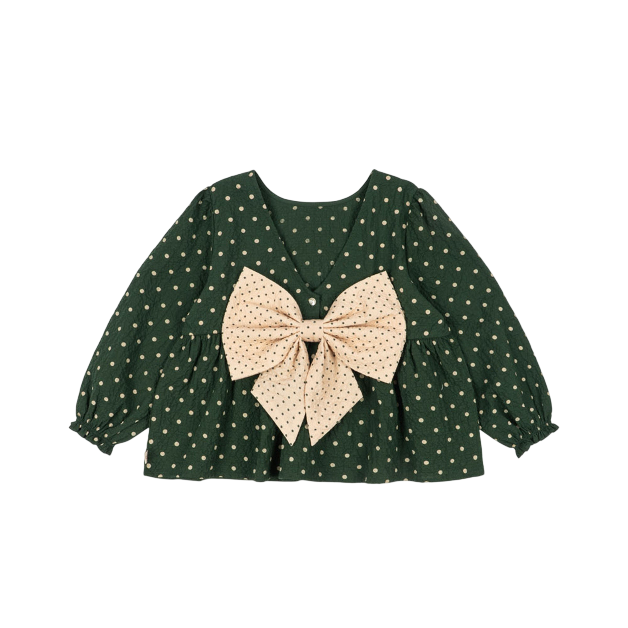 Bluse Elin Bow Dot Marseille