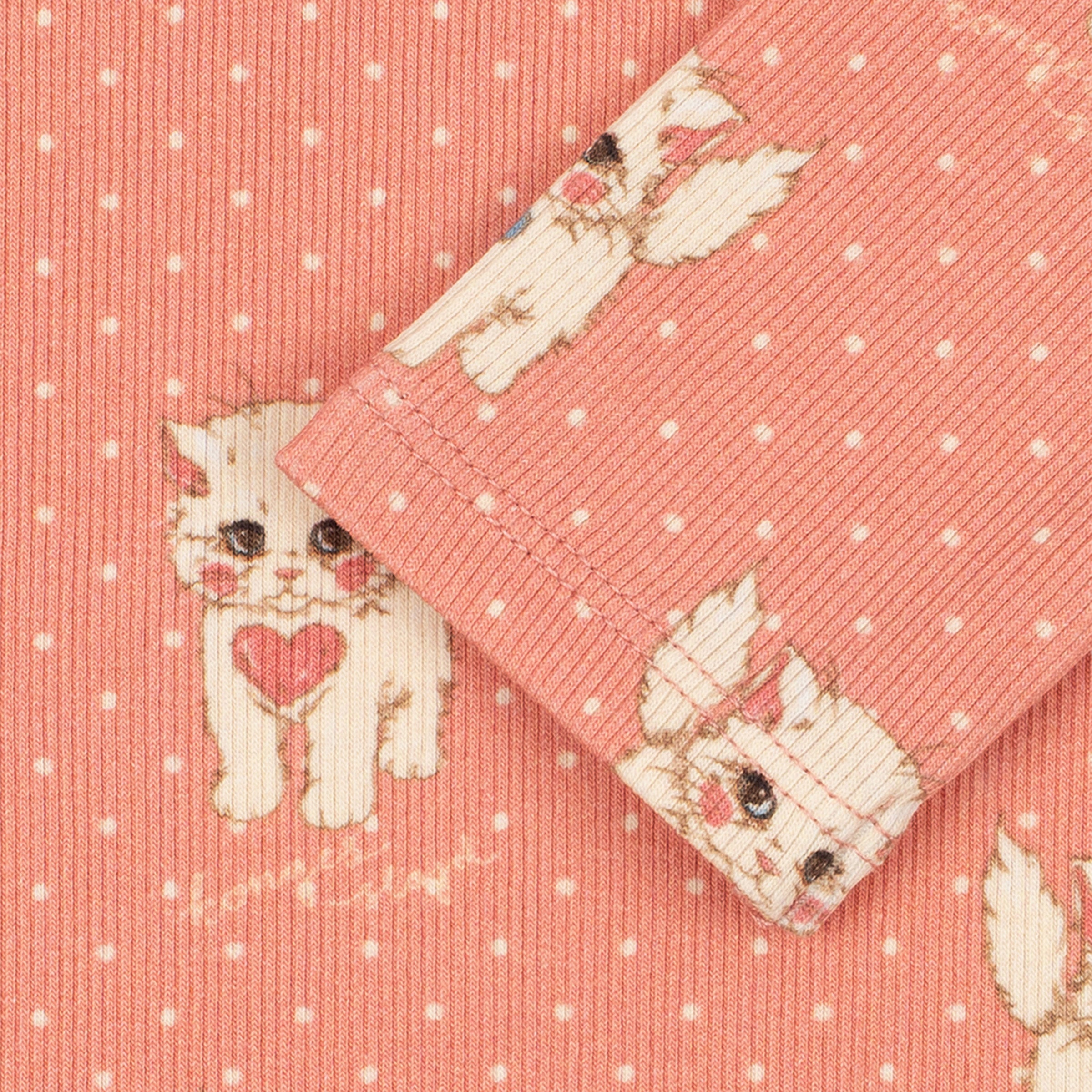 T-shirt à manches longues Ella Ciao Miao Rose