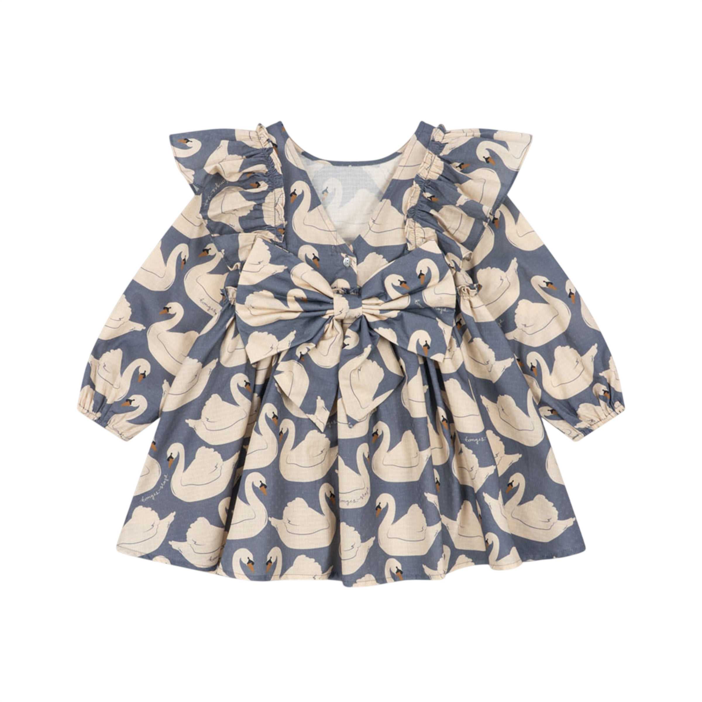 Kleid Evia Bow Swan