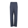 Cupro High Waist Pants bleu nuit