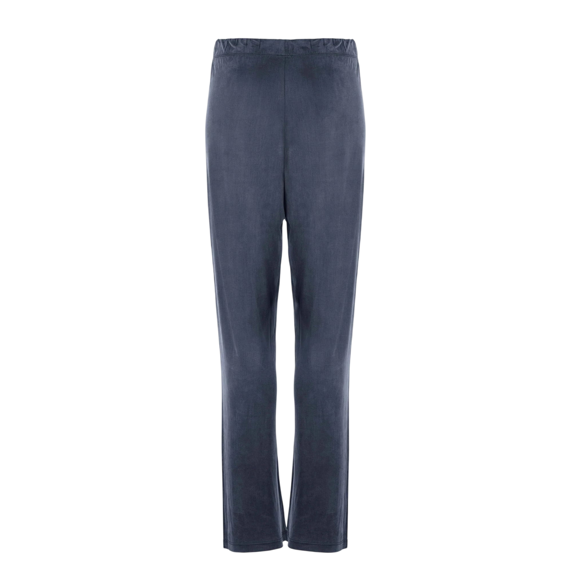 Cupro High Waist Pants midnight blue