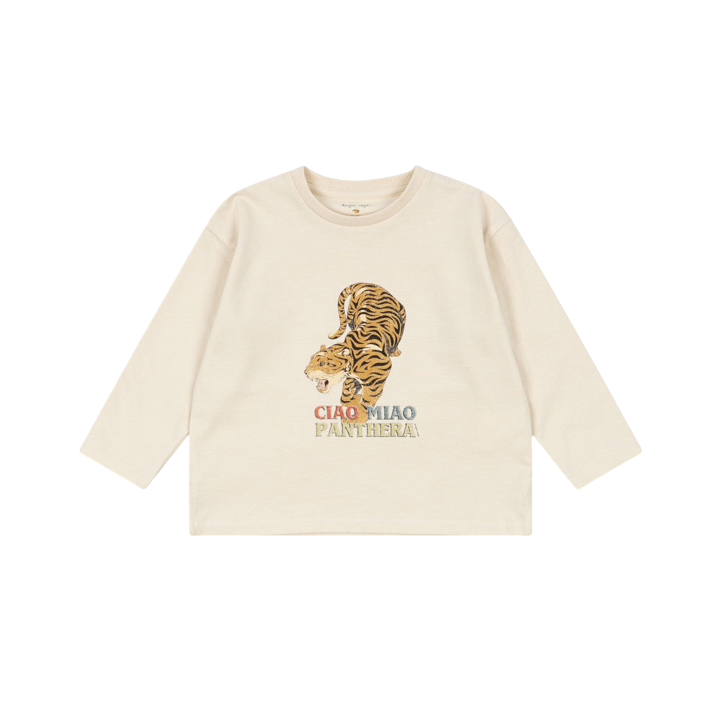 Fili Box Fit Long-Sleeve T-Shirt, Almond Milk
