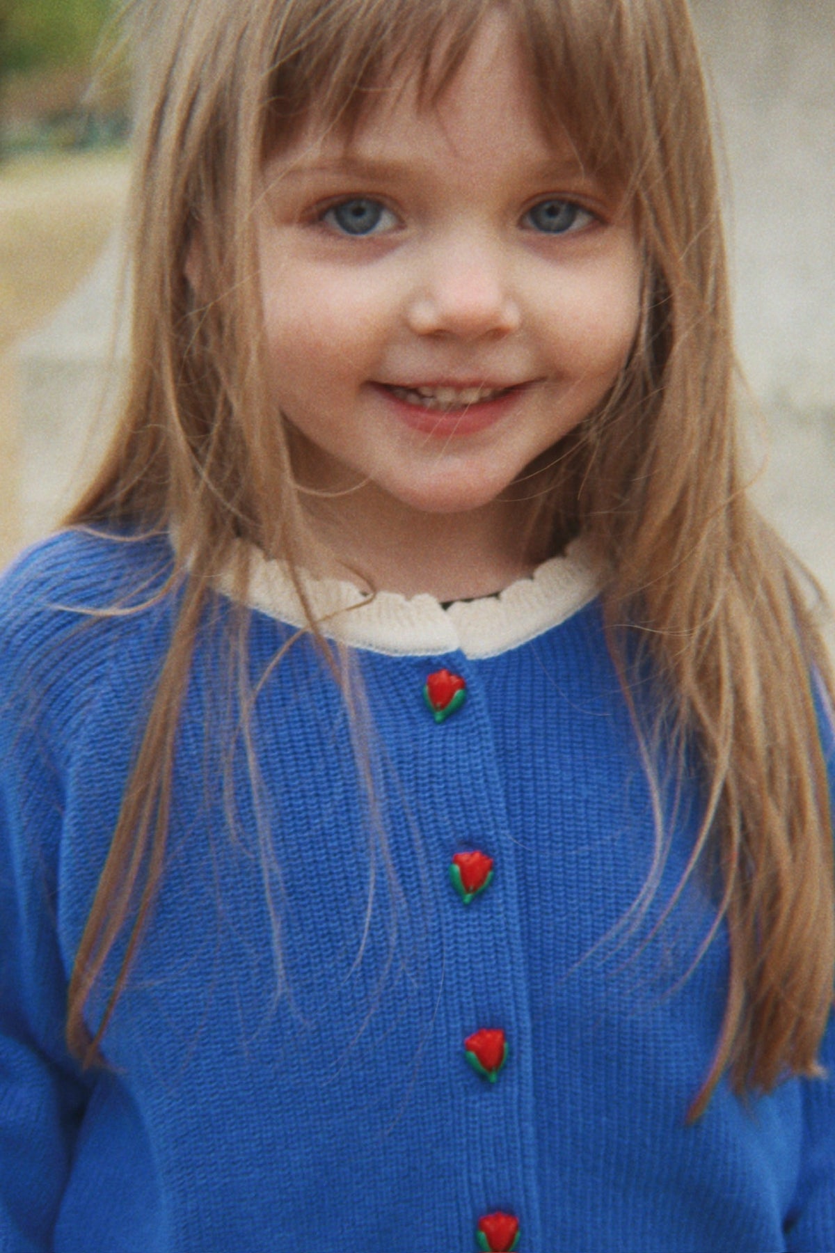 Lallo Blue Cardigan