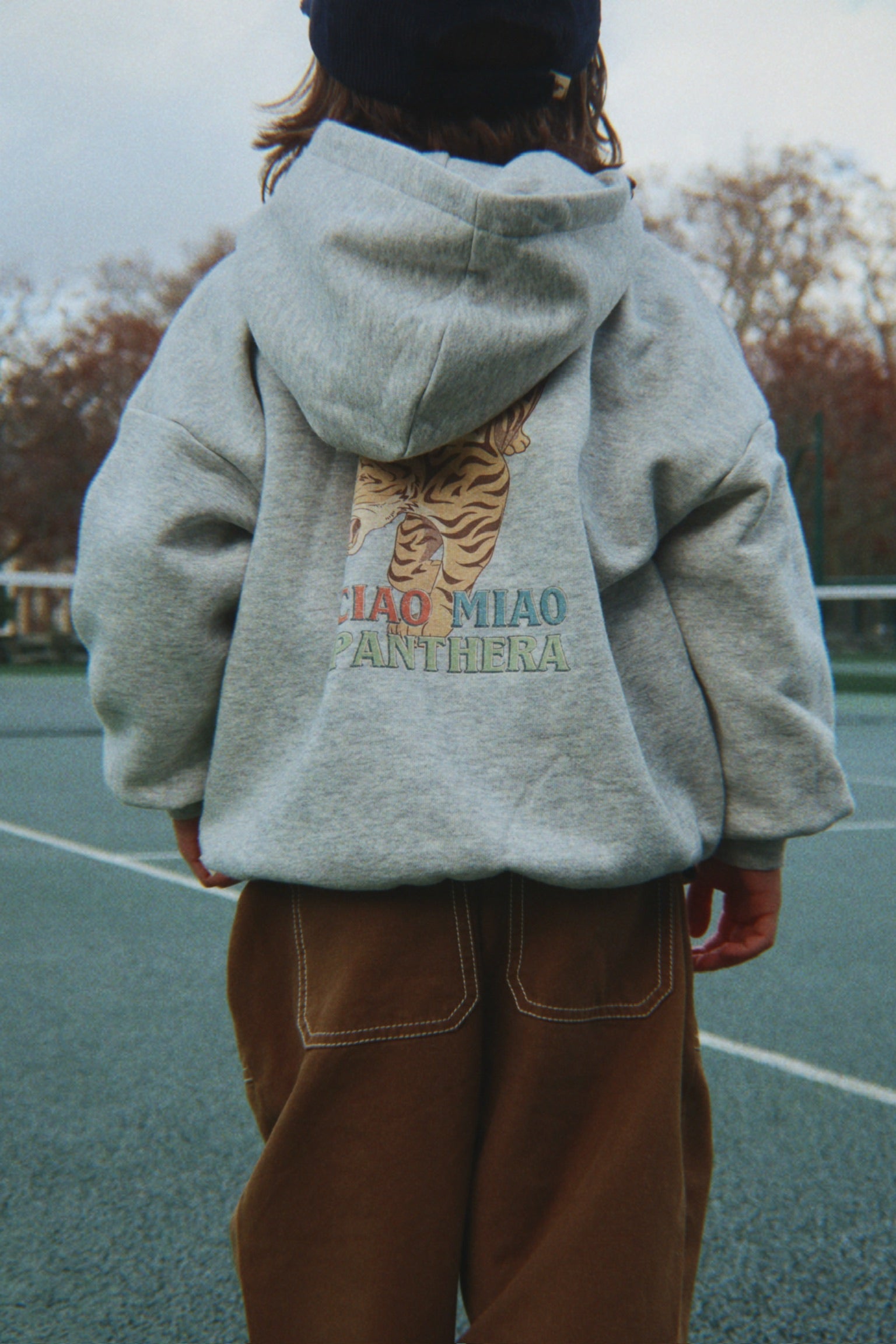 Kapuzensweatjacke Lou Grey Melange