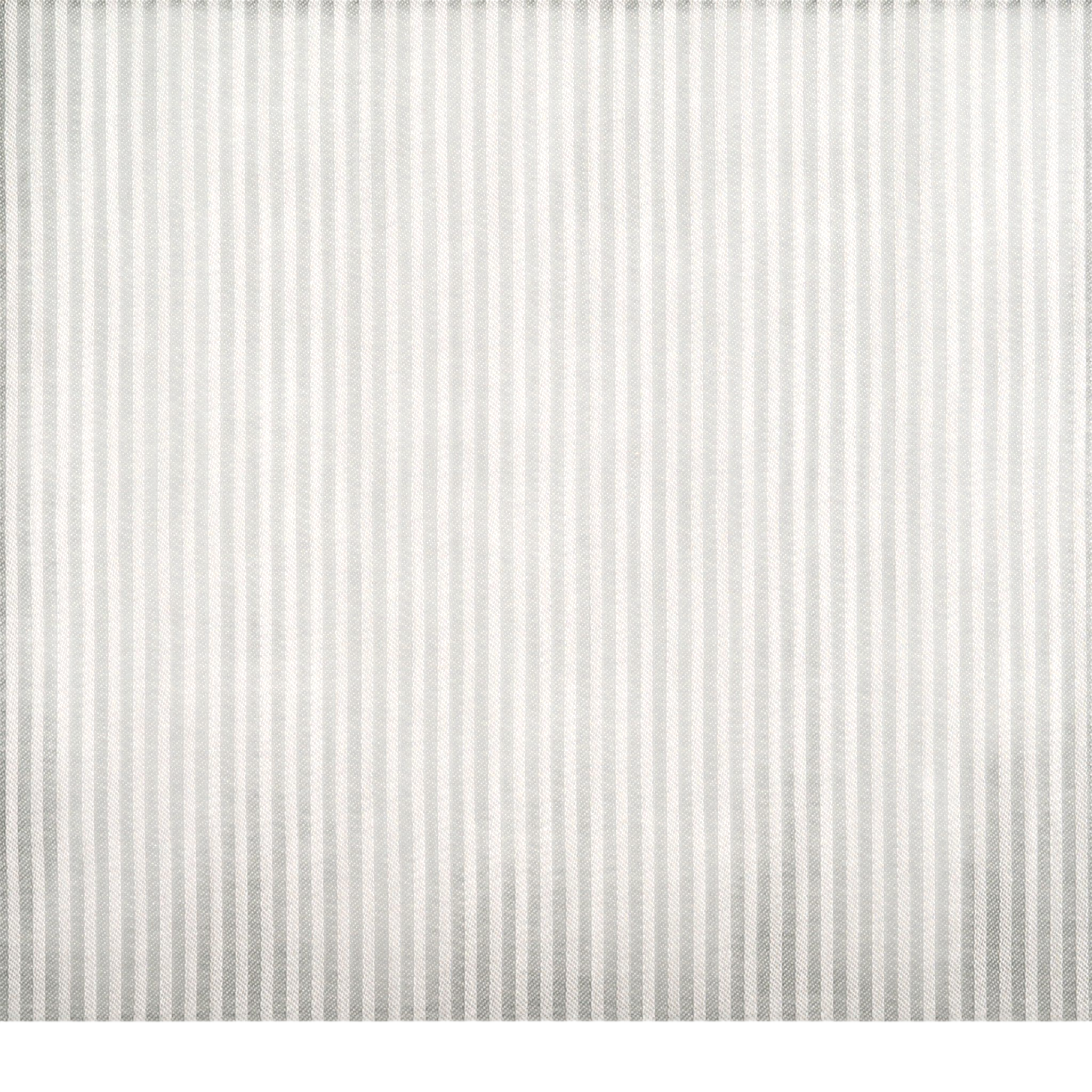 Housse pour coussin d'allaitement, gris-blanc rayé