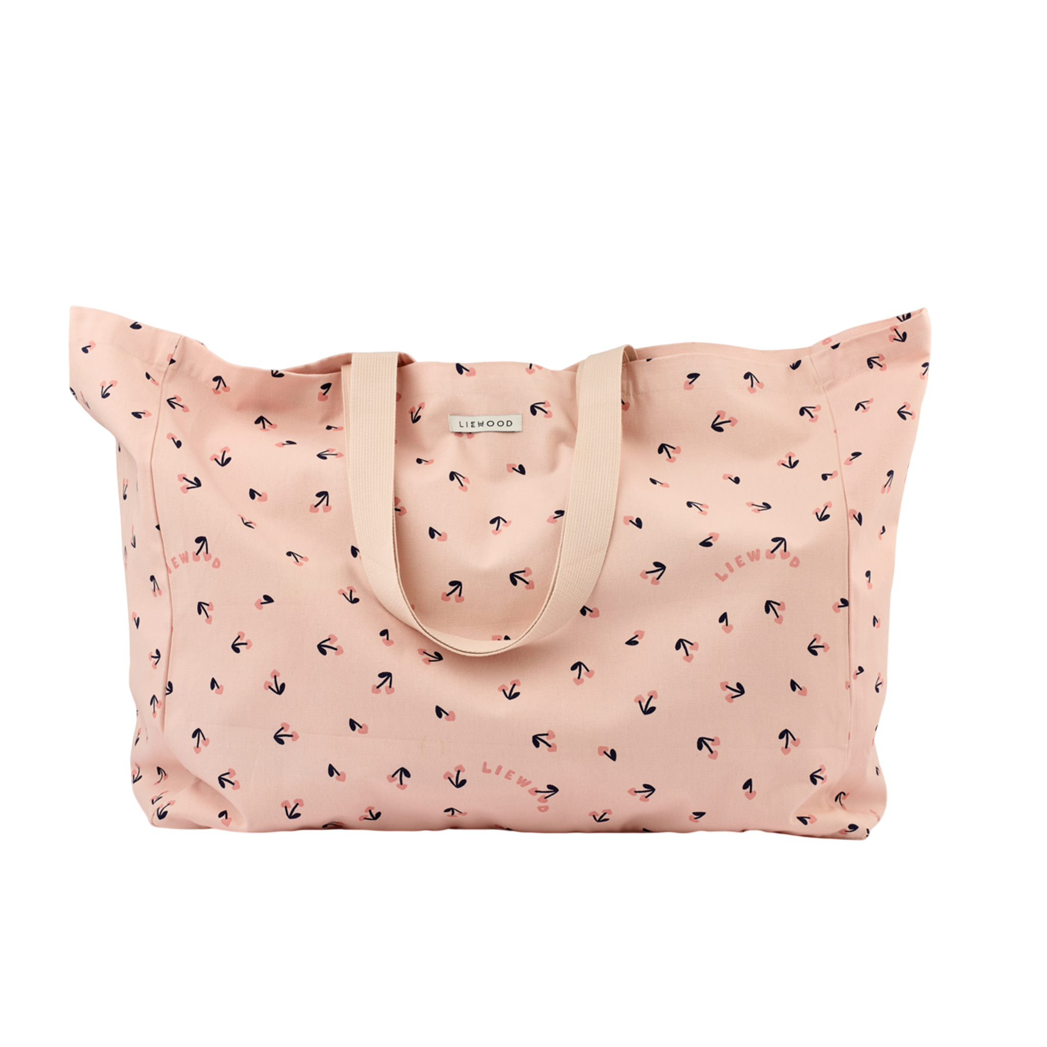 Maxi Totebag Cerise cœur Rosey