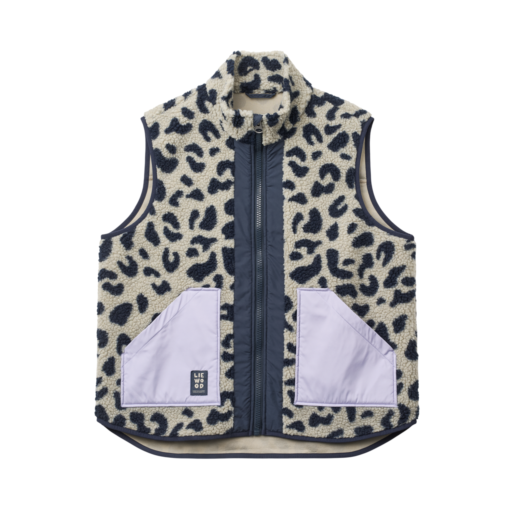 Nilu Adult Pile Vest Mega leo Mist mix