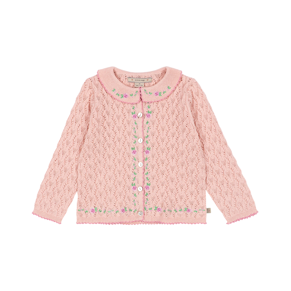 Cardigan Rosier Rose pâle