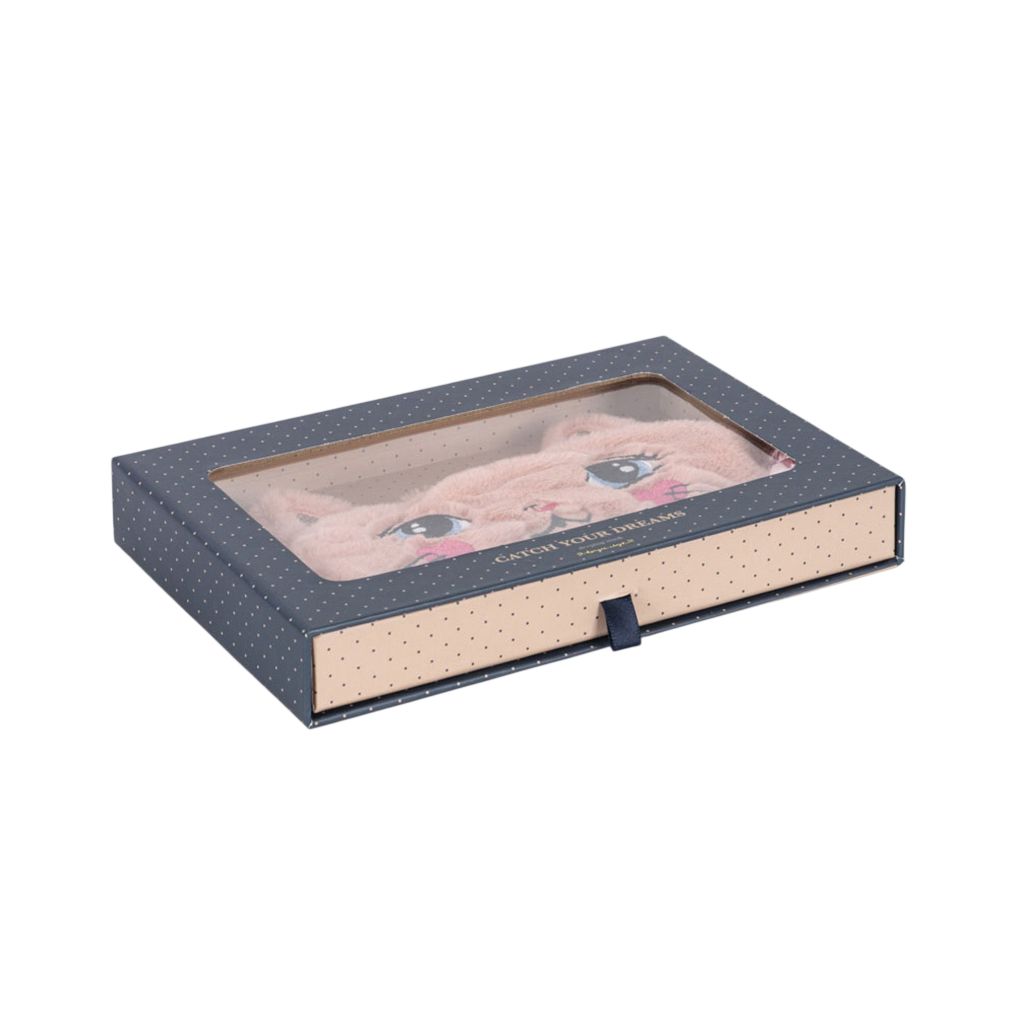 Masque de sommeil rose vif