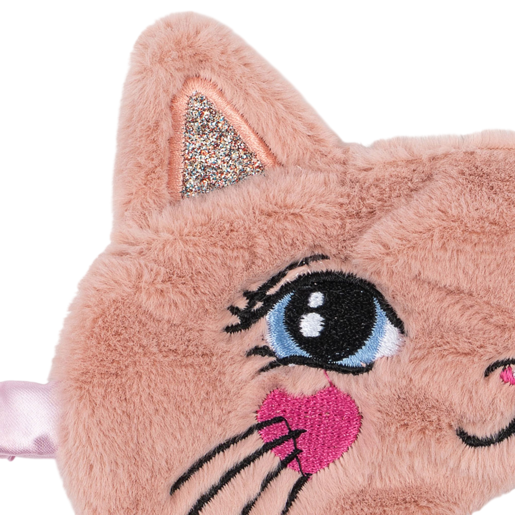 Masque de sommeil rose vif