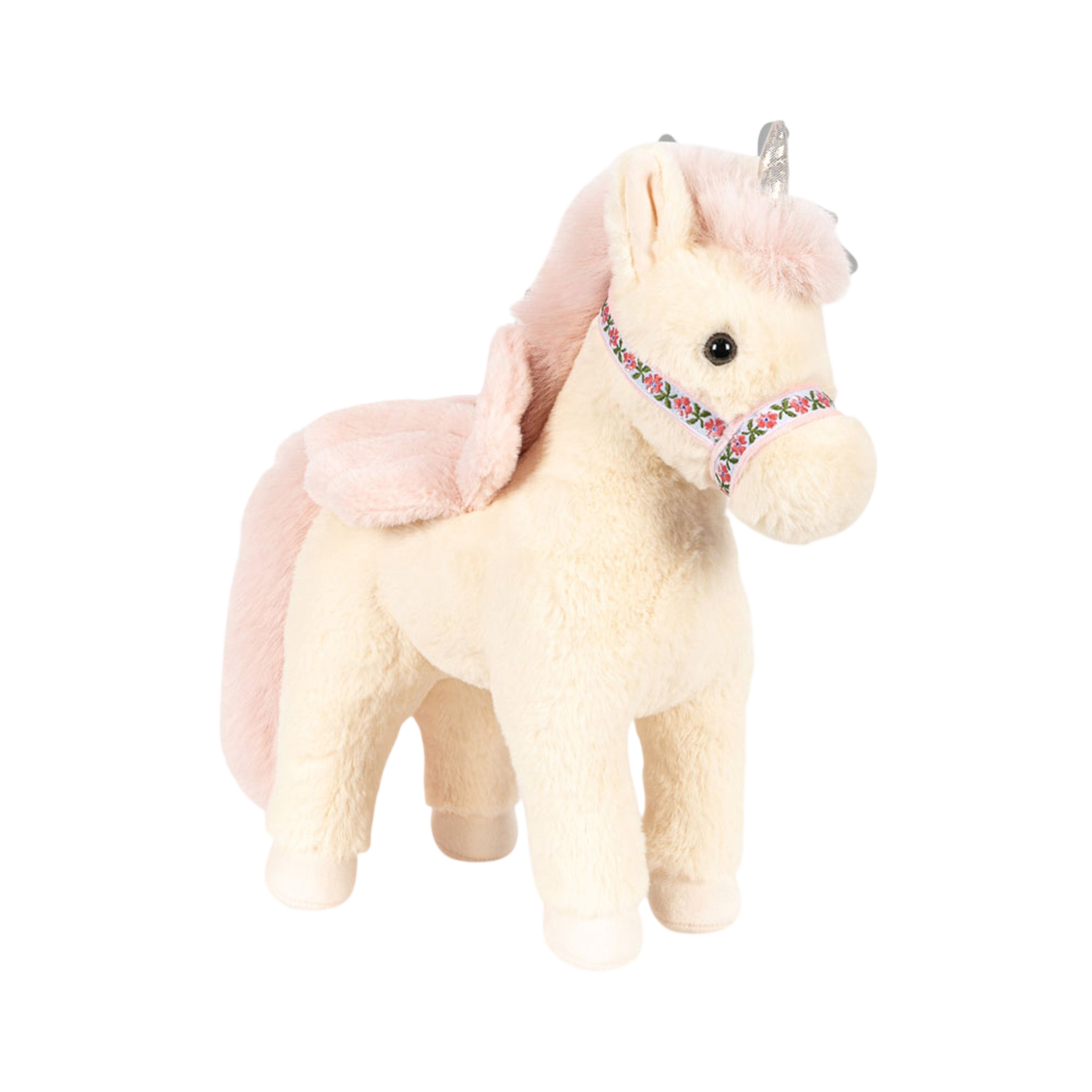Starlight Off-White Unicorn Plush Toy