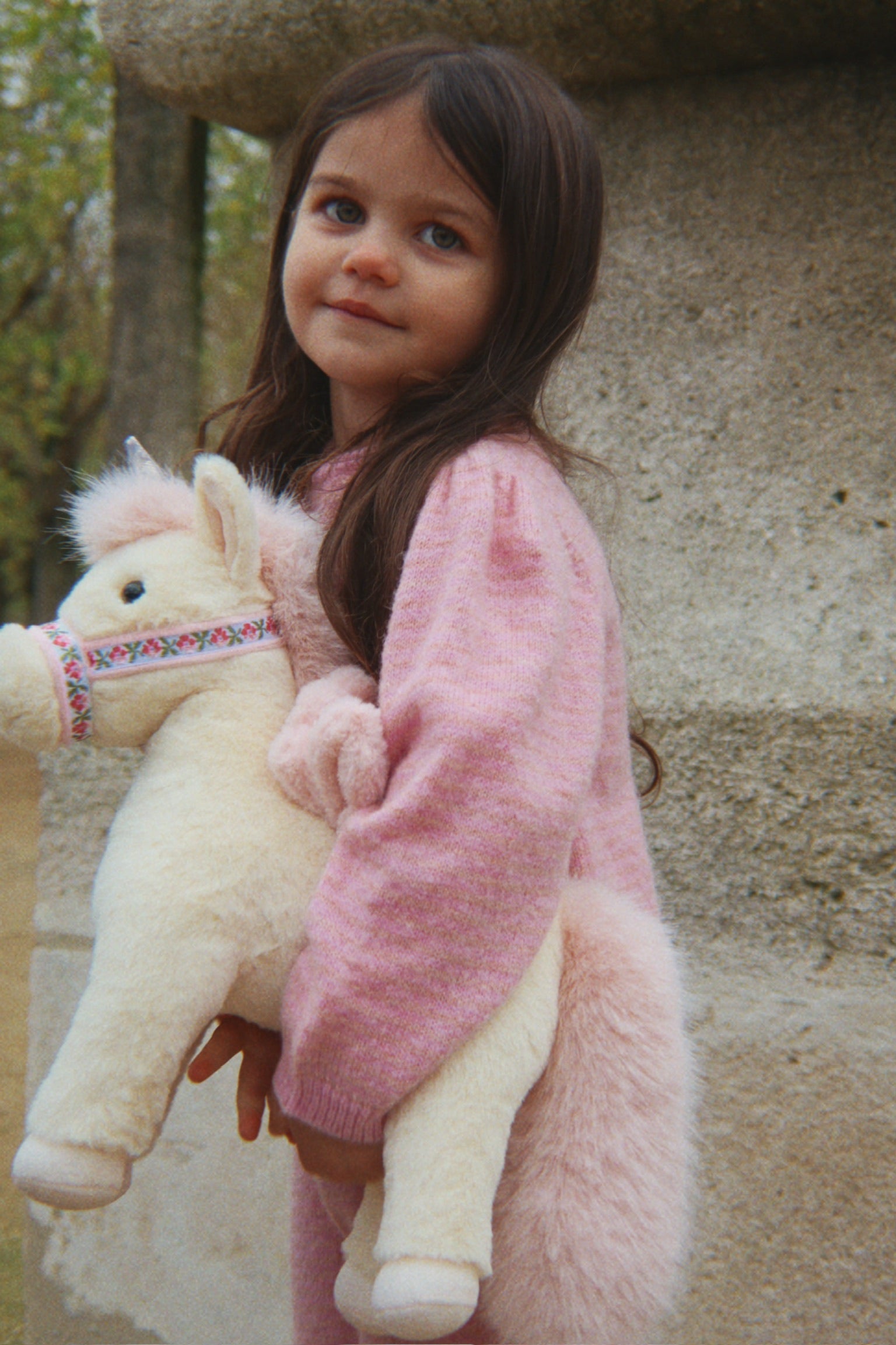 Starlight Off-White Unicorn Plush Toy