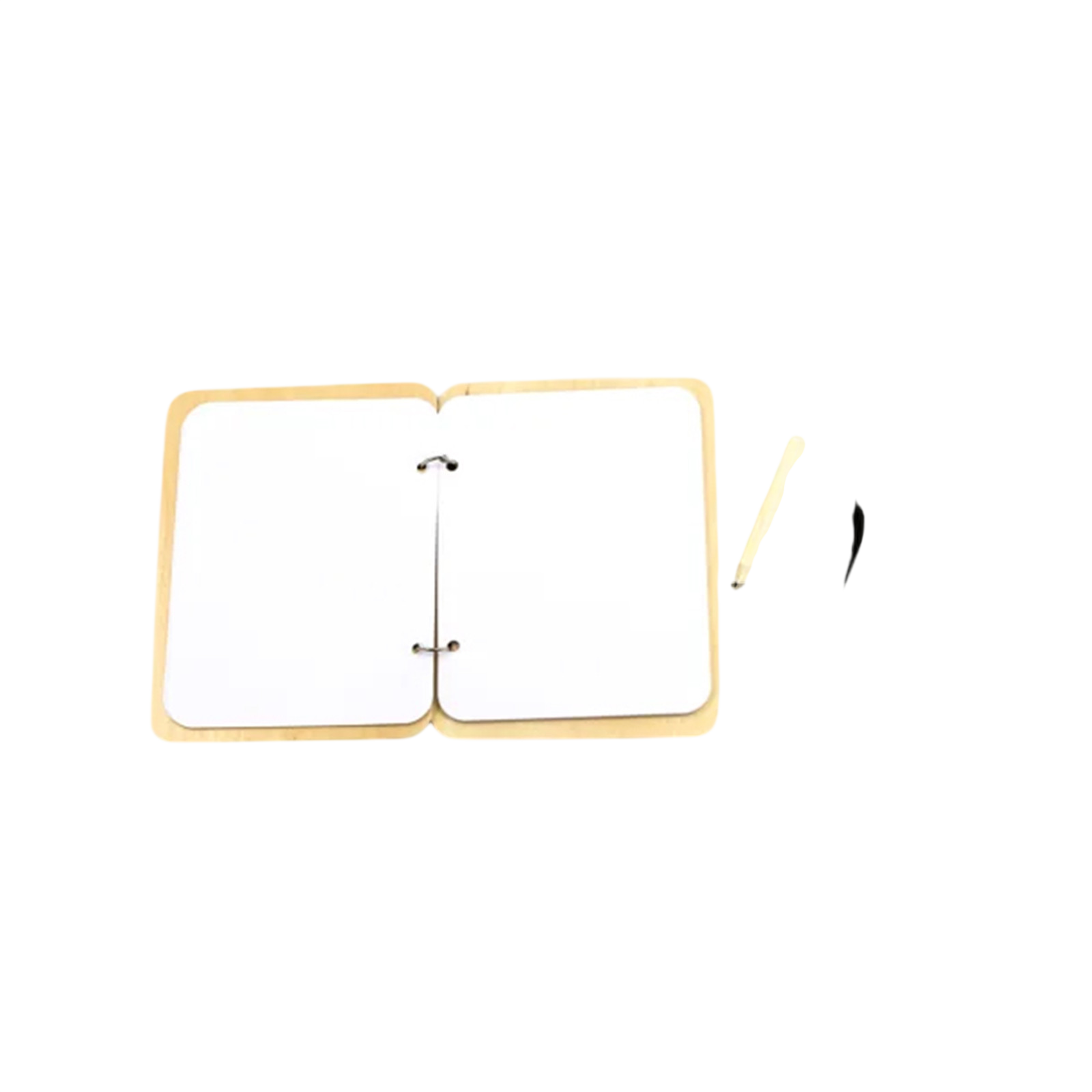 Flower journal with wooden pencil