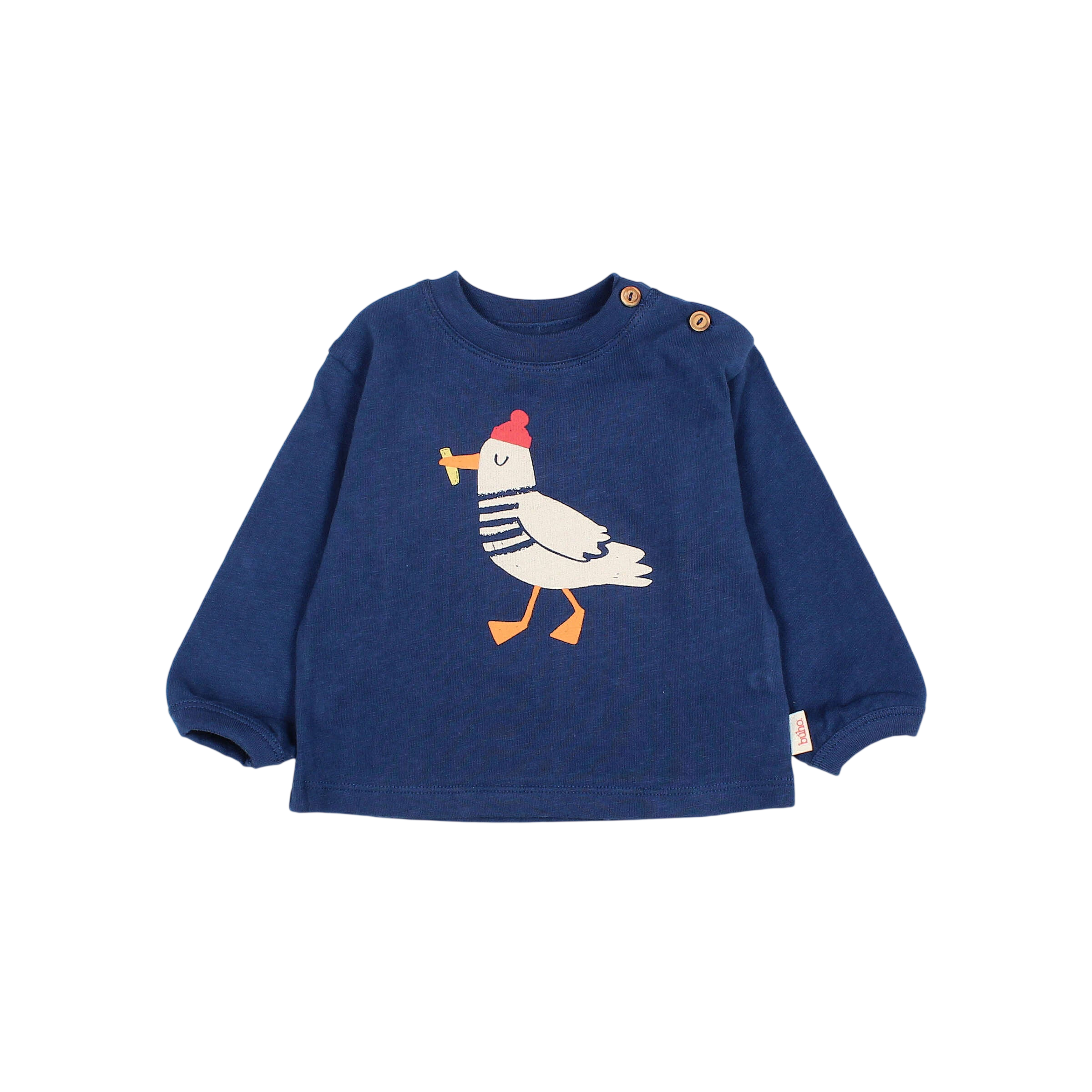 Baby Sweatshirt: Bird, Navy