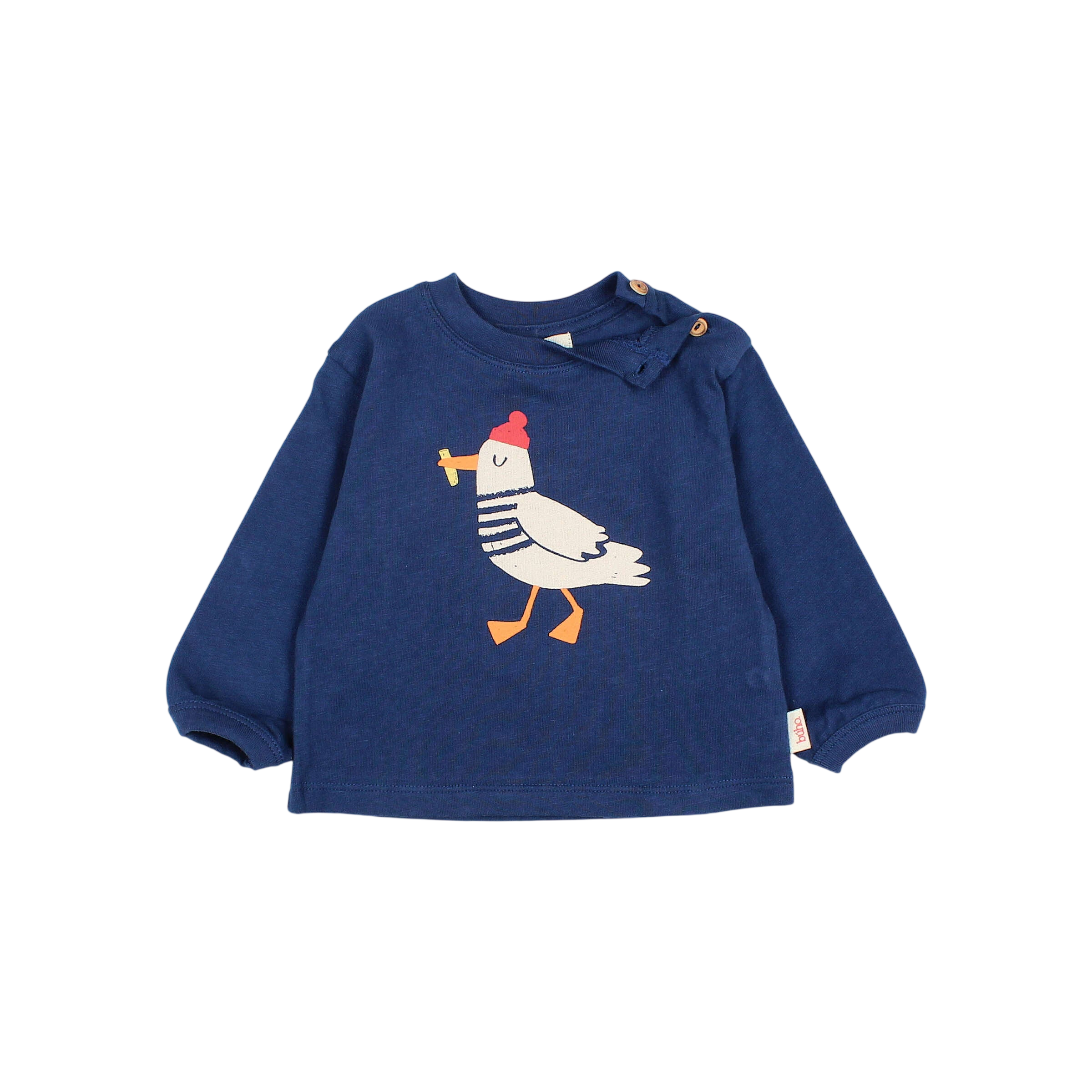 Baby Sweatshirt: Bird, Navy