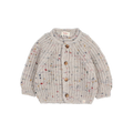 Botonato Pearl Gray Baby Cardigan
