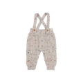 Botonato Pearl Grey Baby Overalls