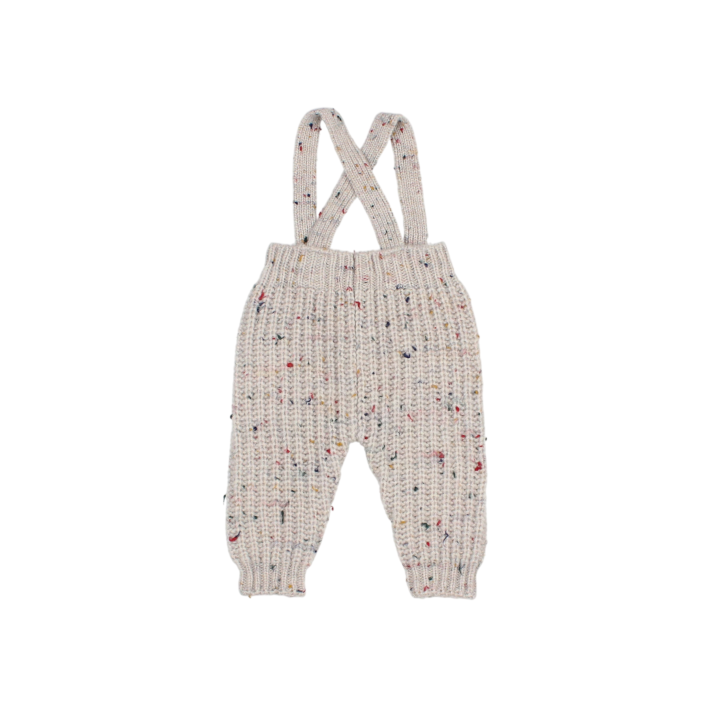 Botonato Pearl Gray Baby Overalls