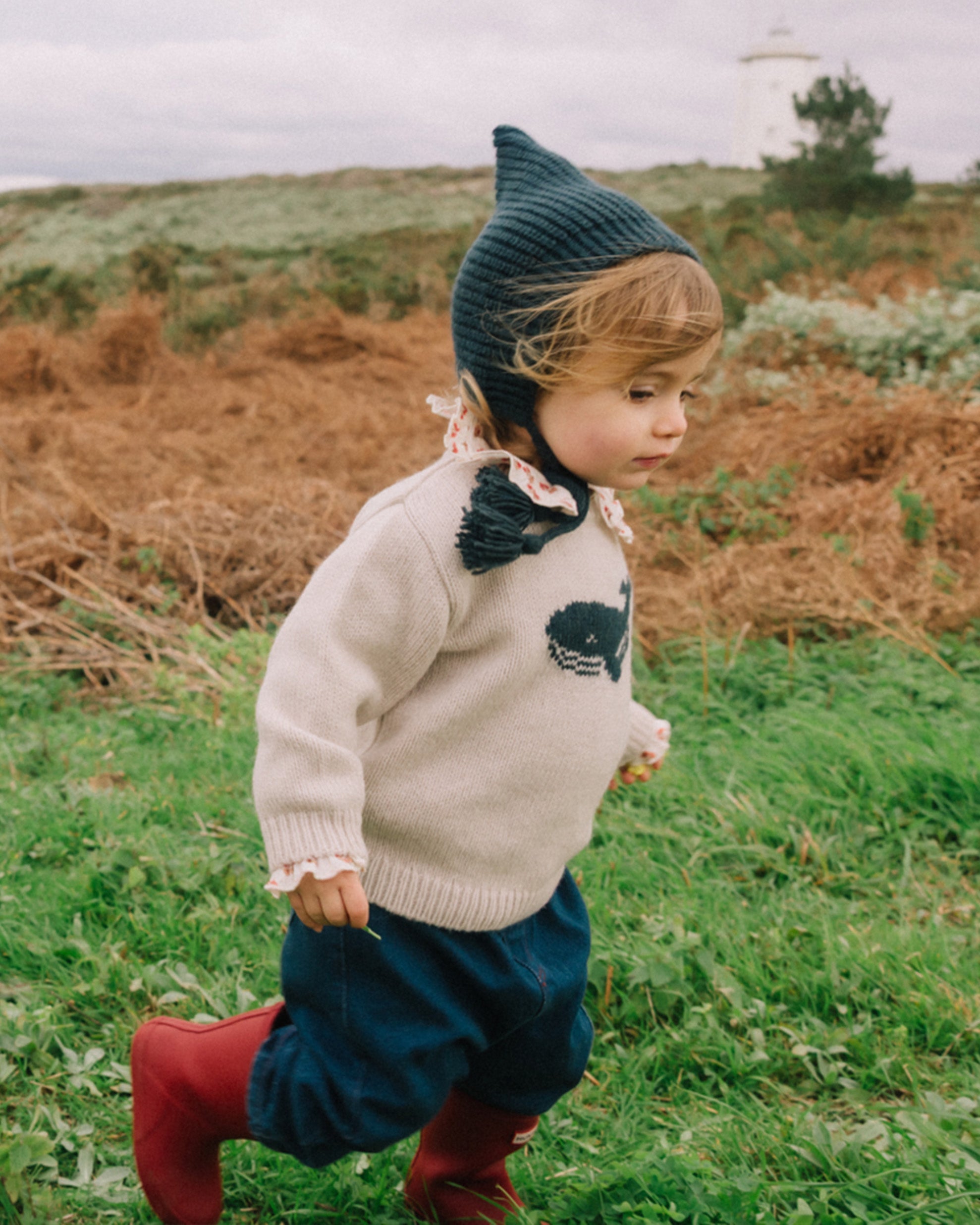 Whale Natural Baby Knit Sweater