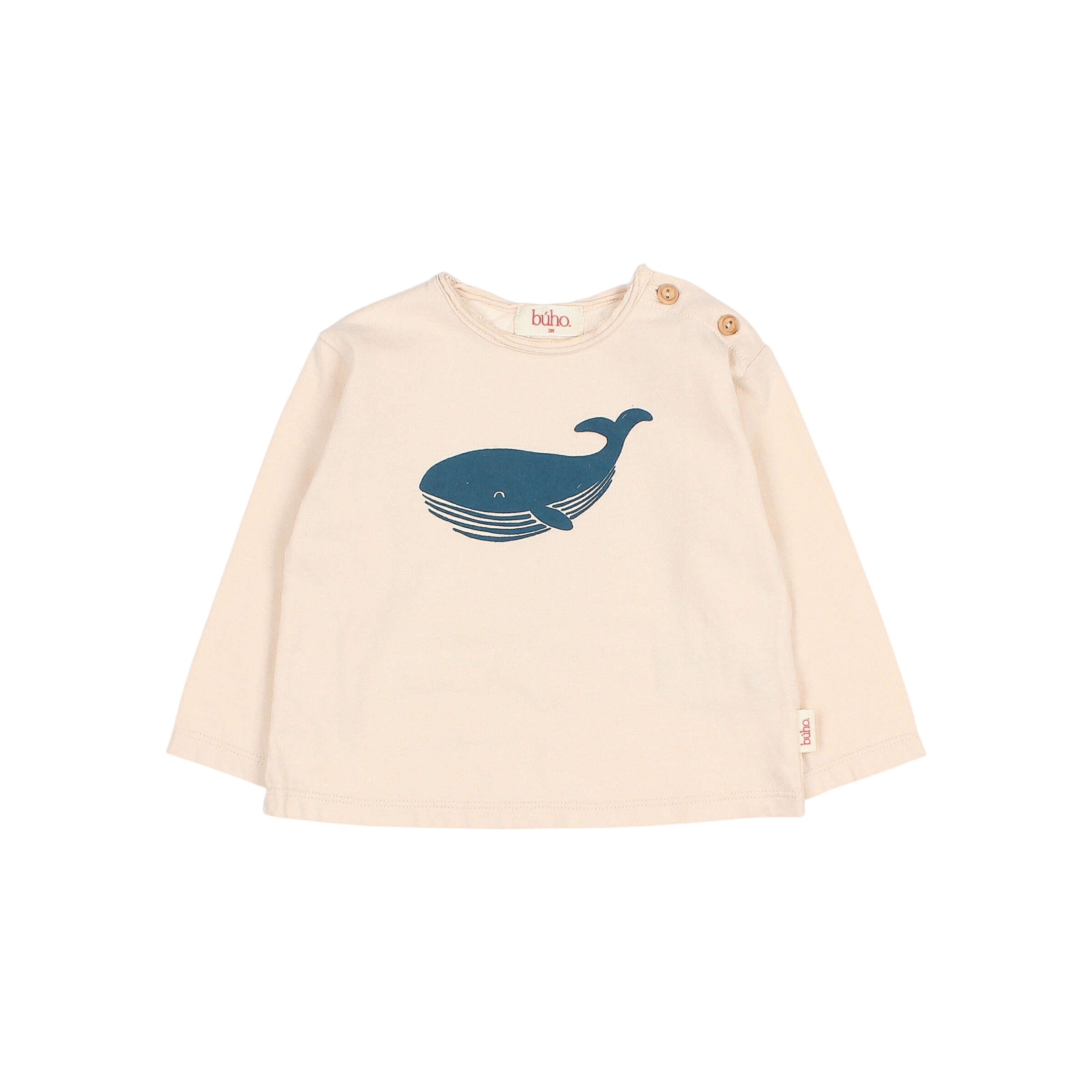 Sweat-shirt pour bébé « Whale Natural »