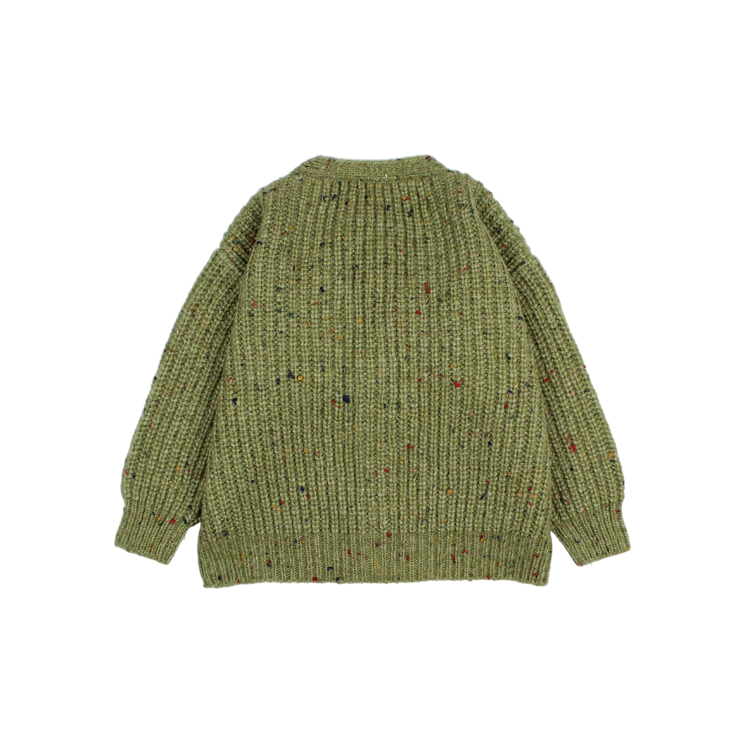 Cardigan Botonato Green Tea