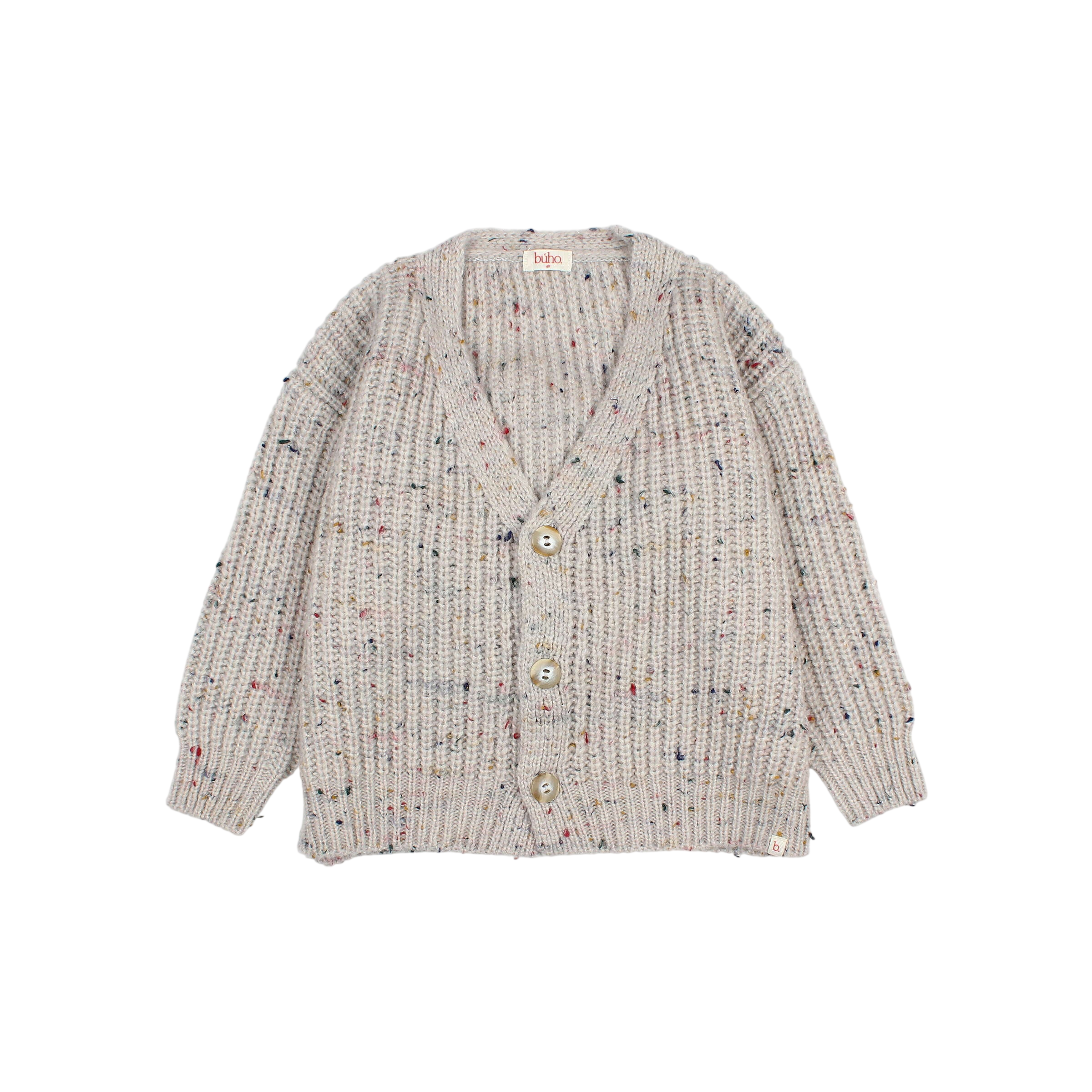 Cardigan Botonato gris perle