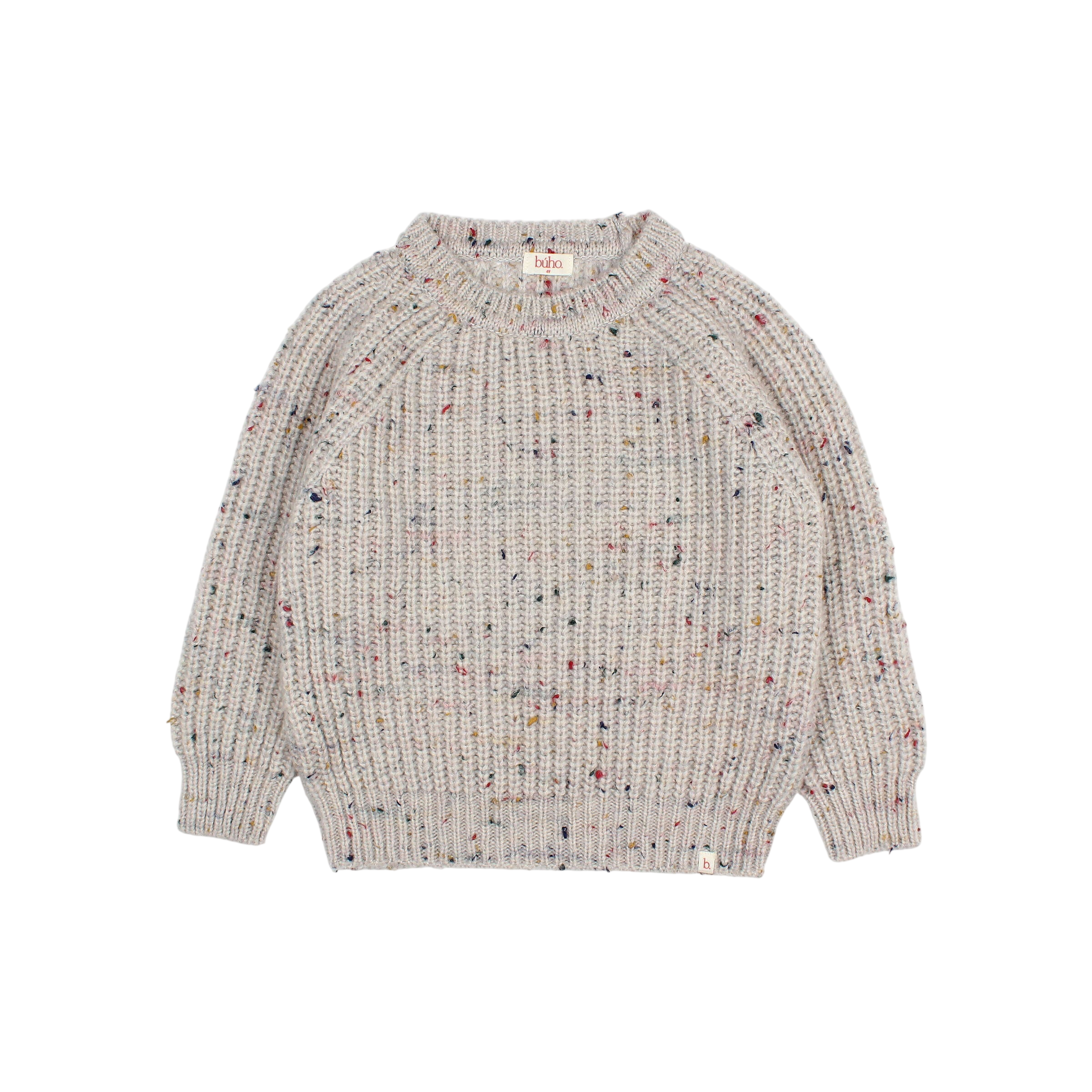 Botonato Pearl Gray Knit Sweater