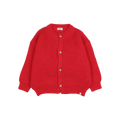 Soft Poppy Red Cardigan