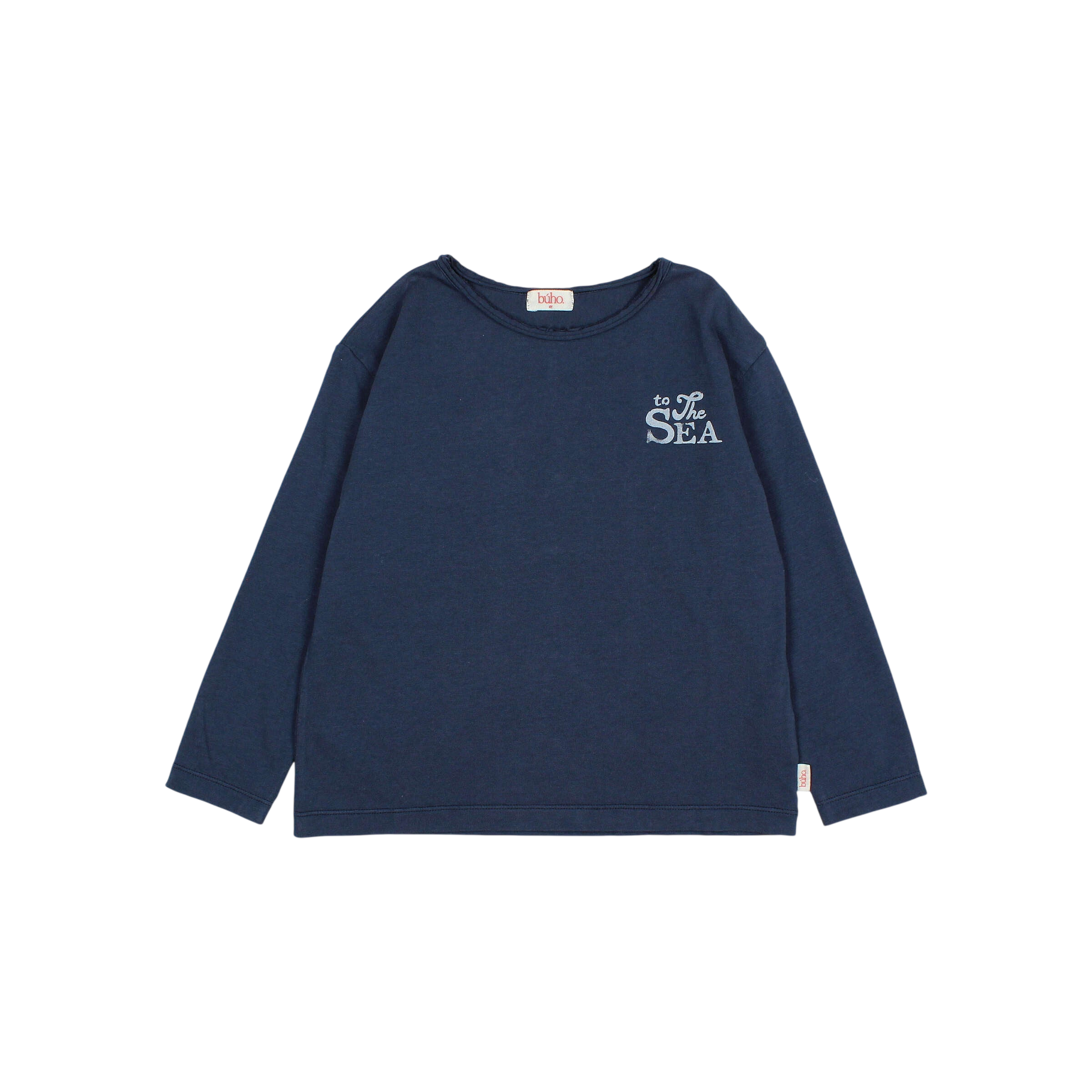 Whale Navy Long-Sleeve T-Shirt