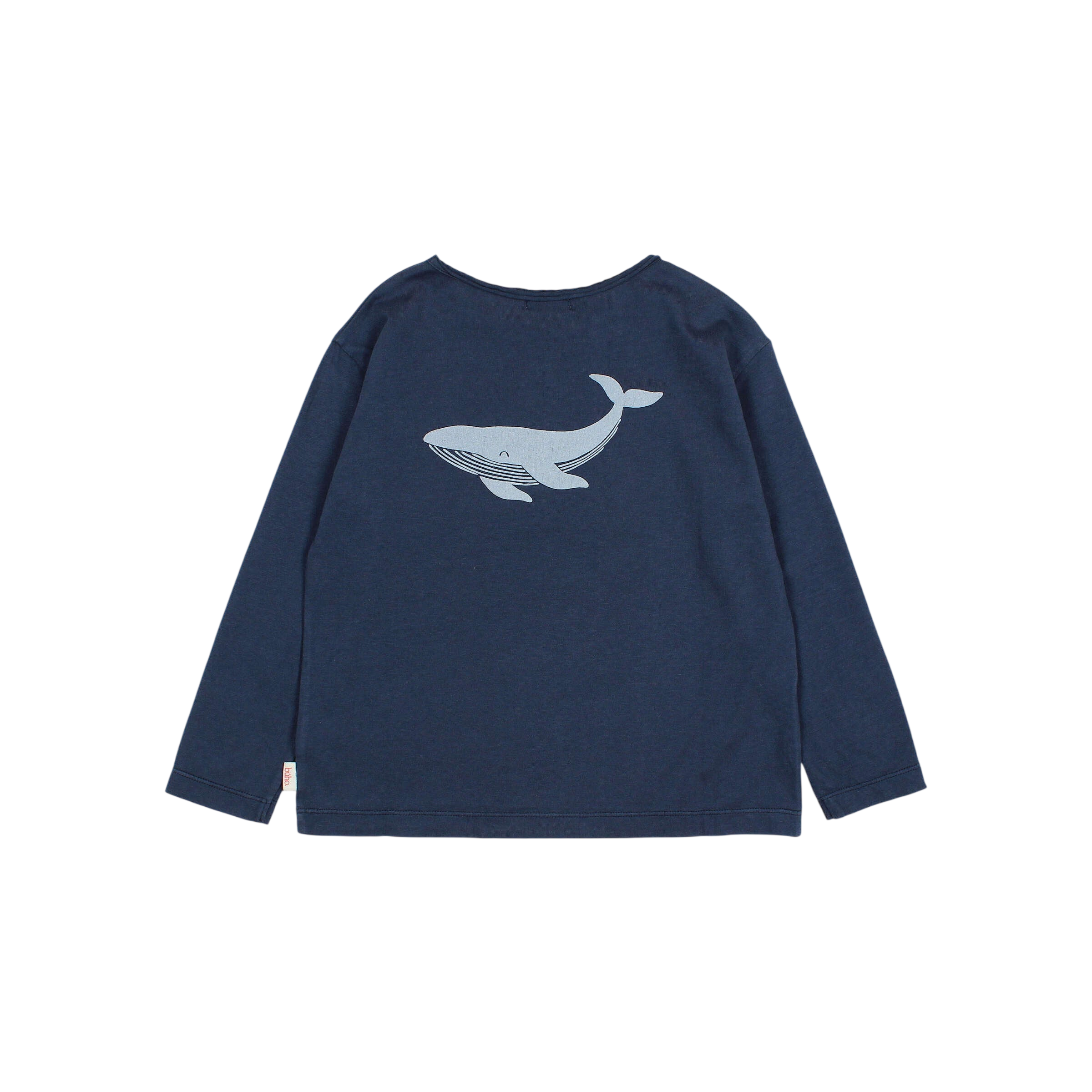 T-shirt à manches longues Whale Navy