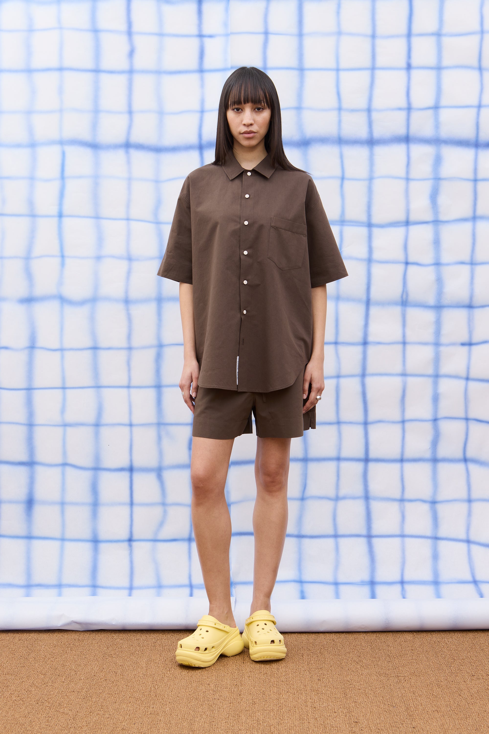 Shirt shortsleeve John coffee Bananatex