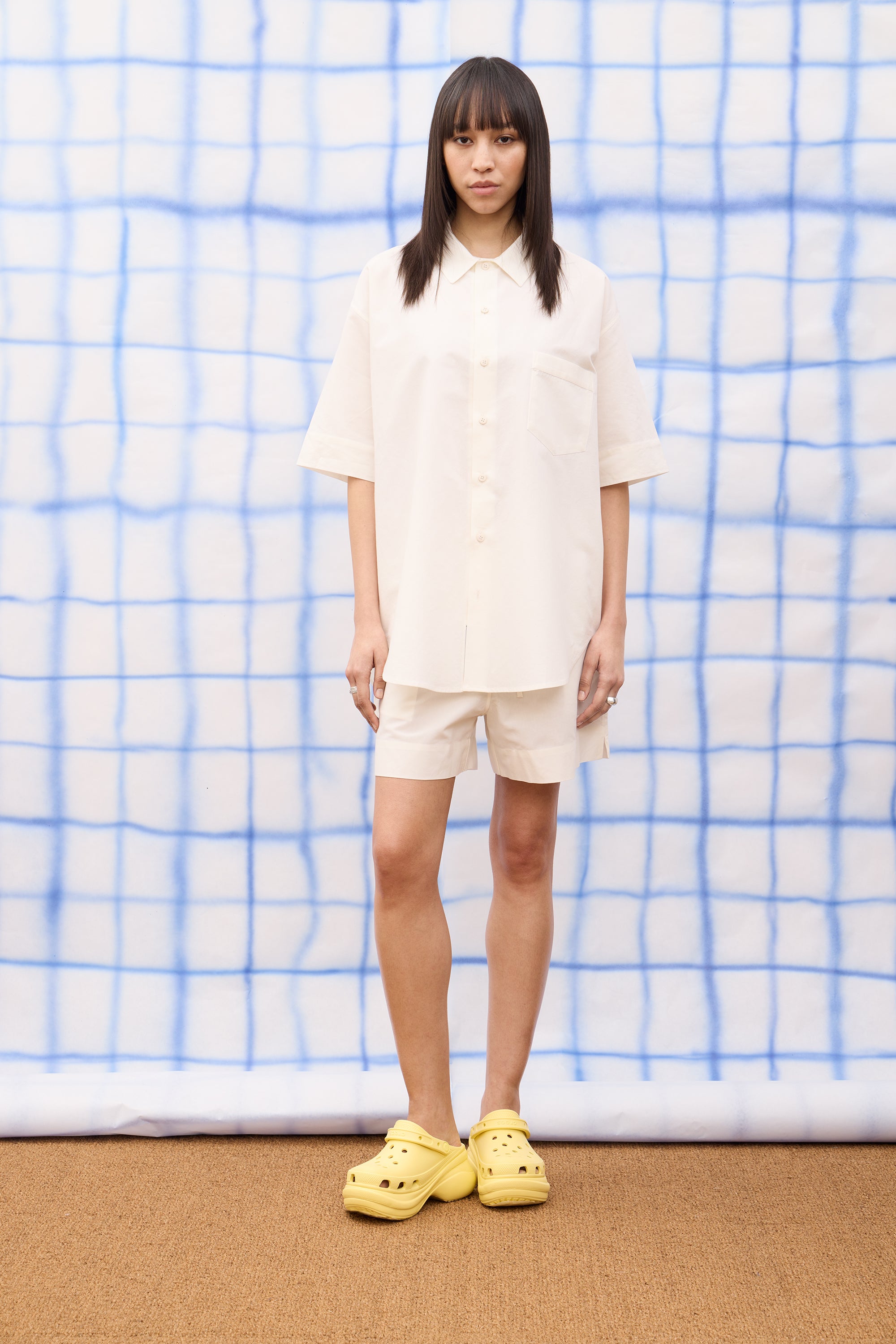 Shirt shortsleeve John undyed Bananatex