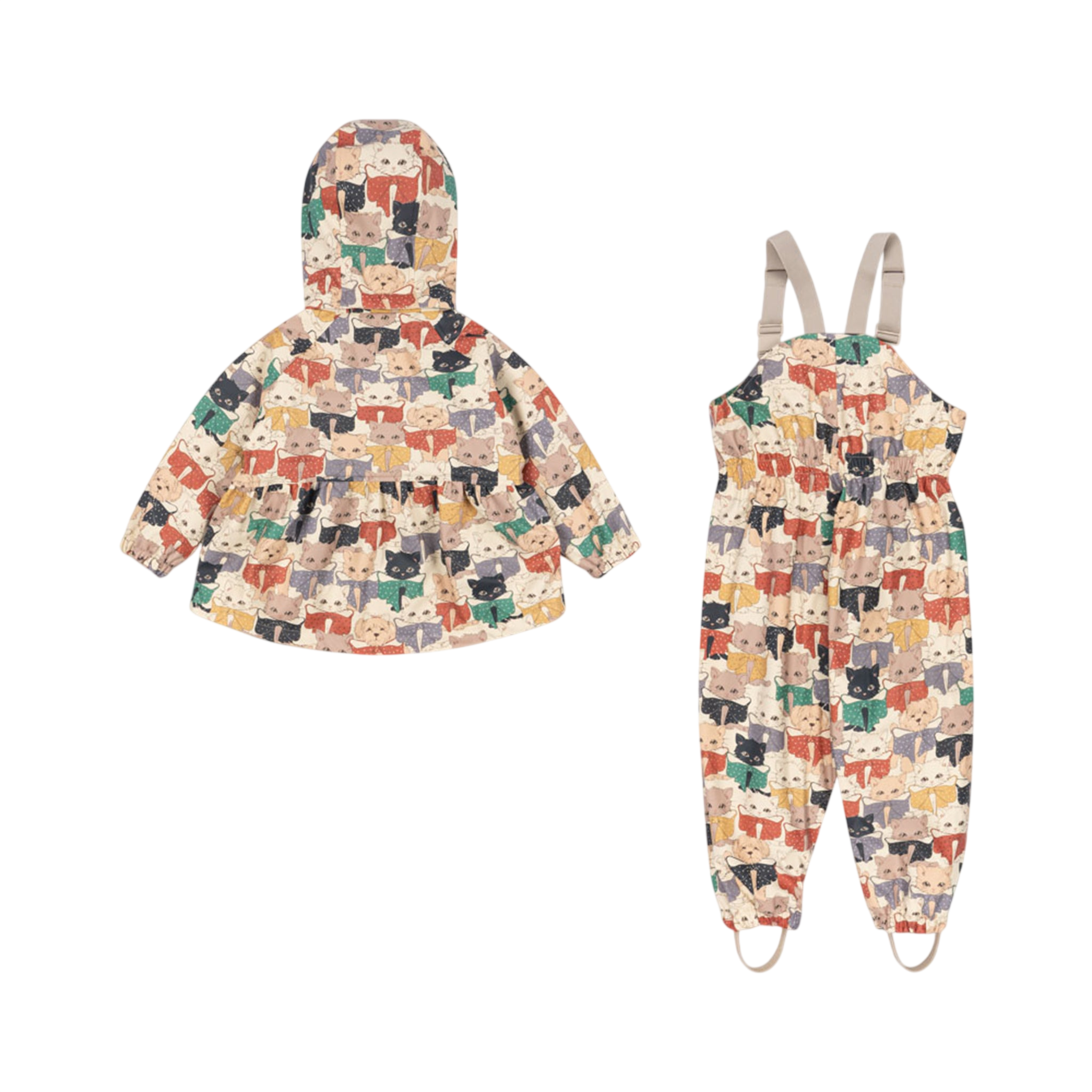 Rain Set: Rainy Palme Girl Loves Cats and Dogs