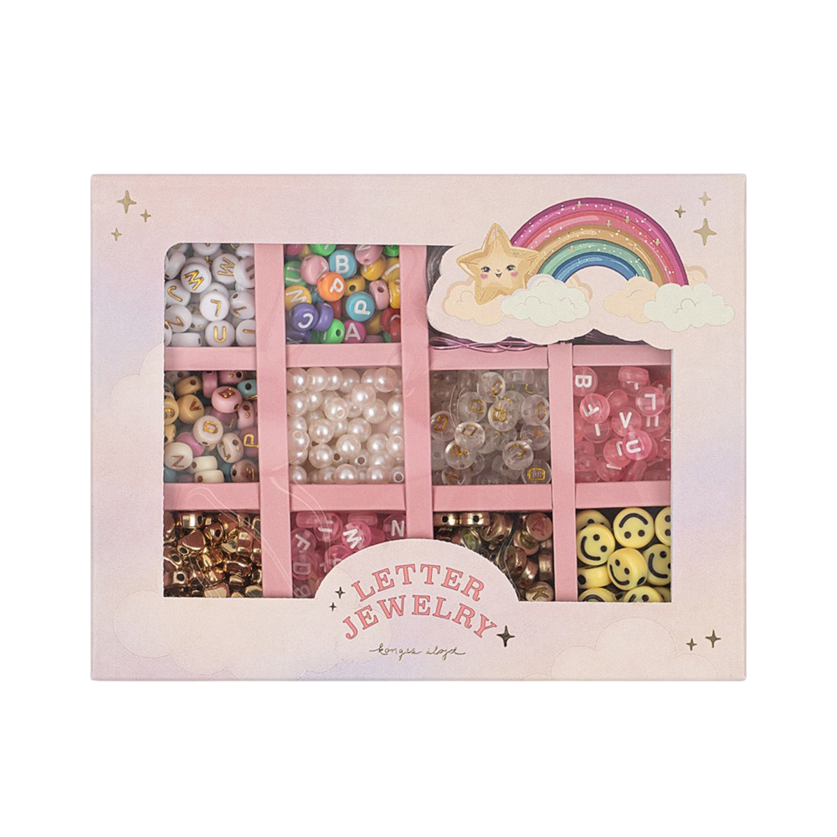 Schmuck- und Perlenset ABC Multi