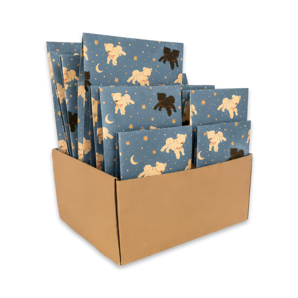 Advent Calendar with 24 Gift Boxes, Blue