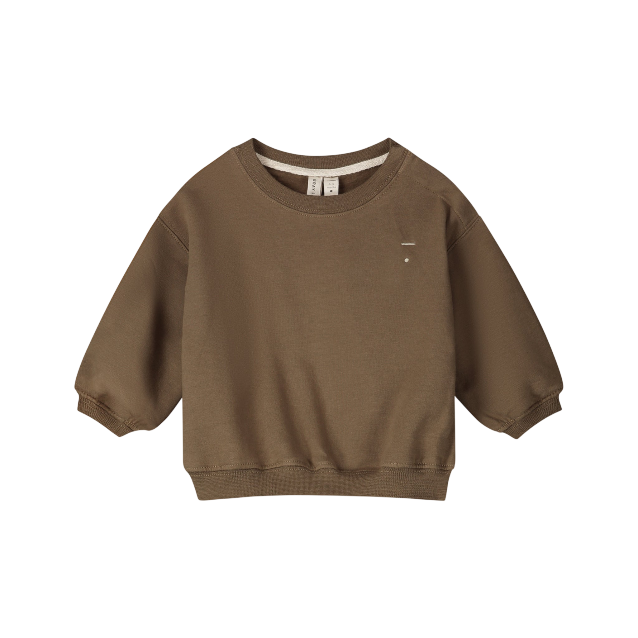 Baby Sweatshirt with Dropped Shoulders, GOTS Woody / Baby Sweater with Dropped Shoulders, GOTS Woody
