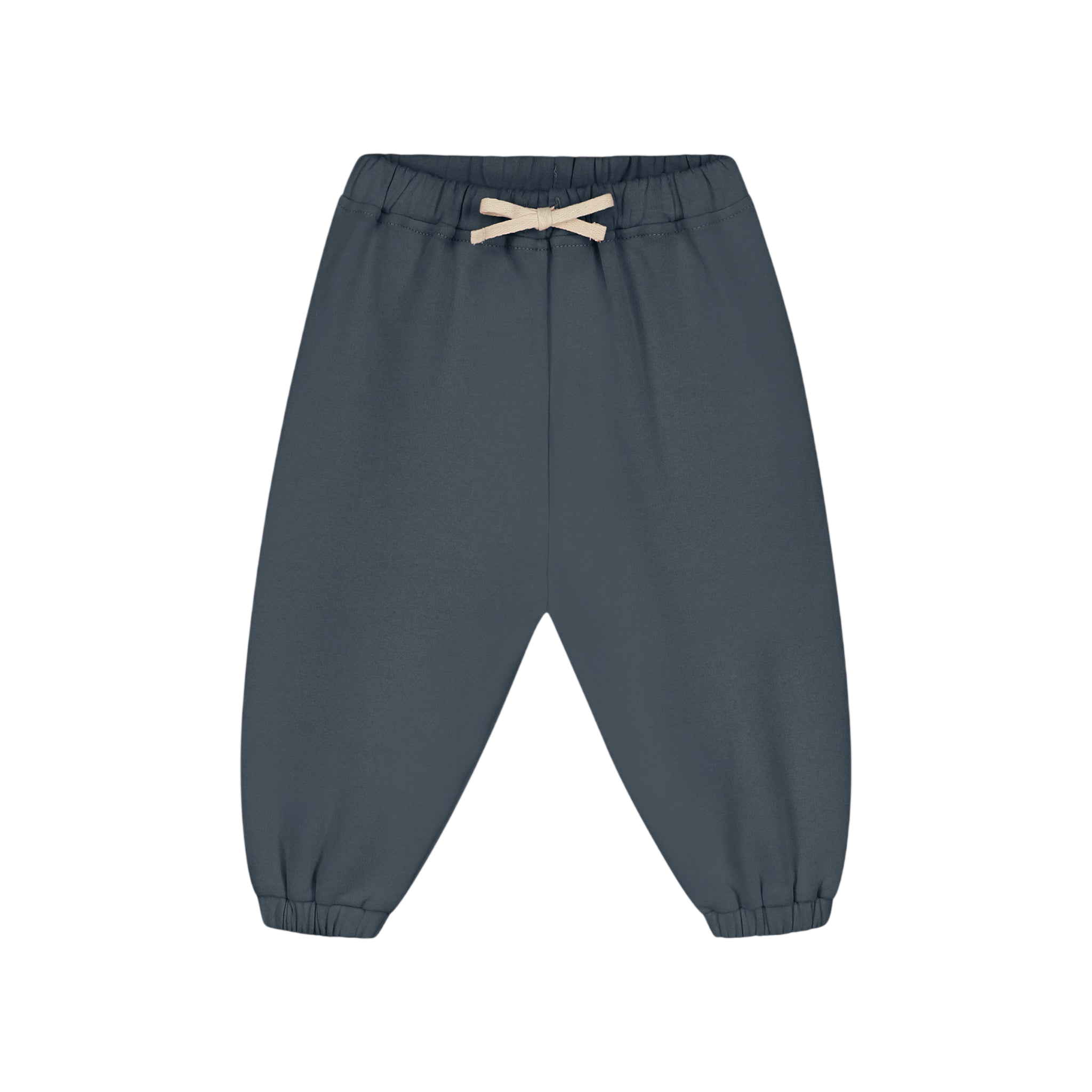 Baby Hosen Track GOTS Blue Grey