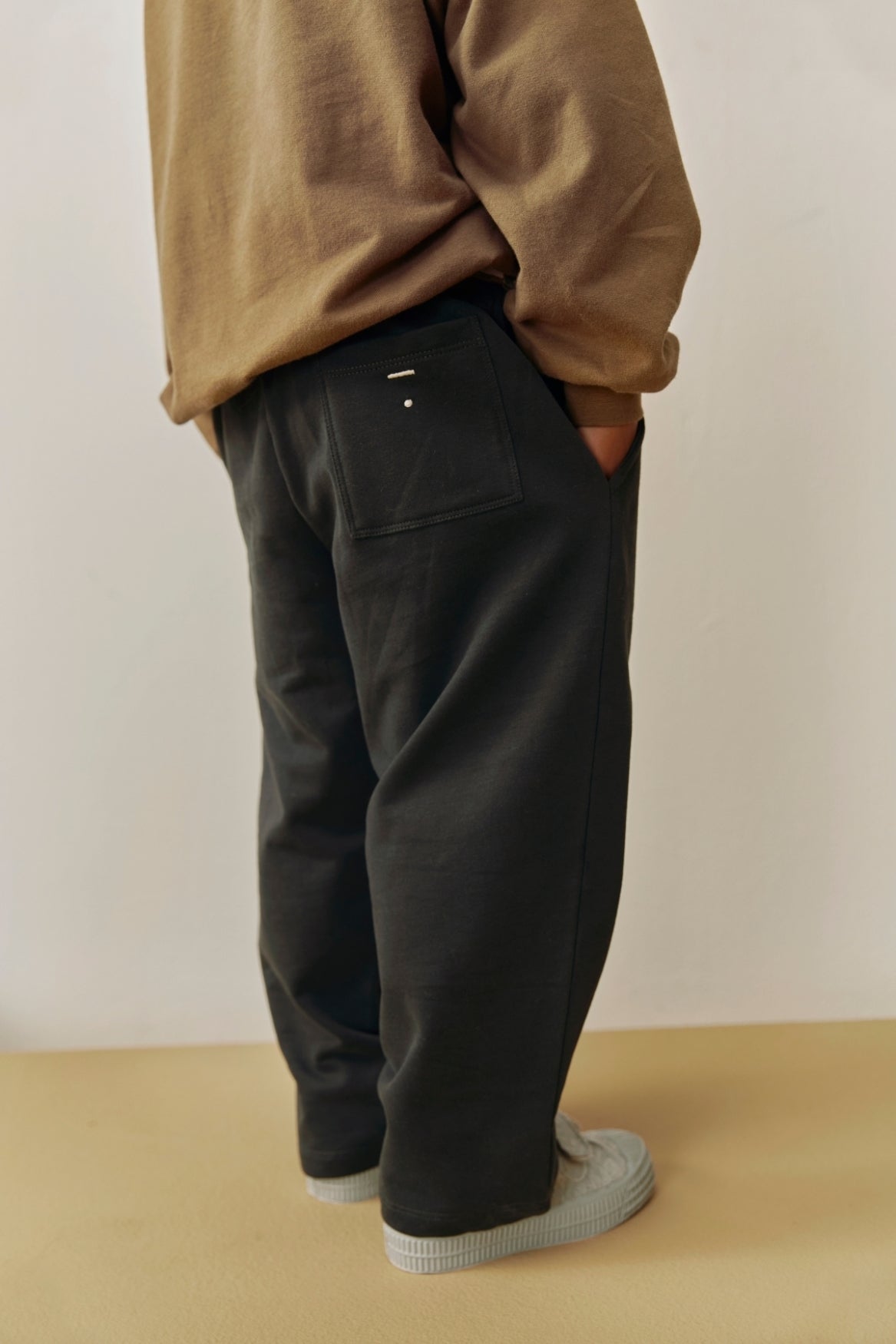 Pantalon baggy oversize GOTS Pirate Black / Pantalon baggy oversize GOTS Pirate Black