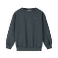 Sweat à épaules tombantes bleu-gris