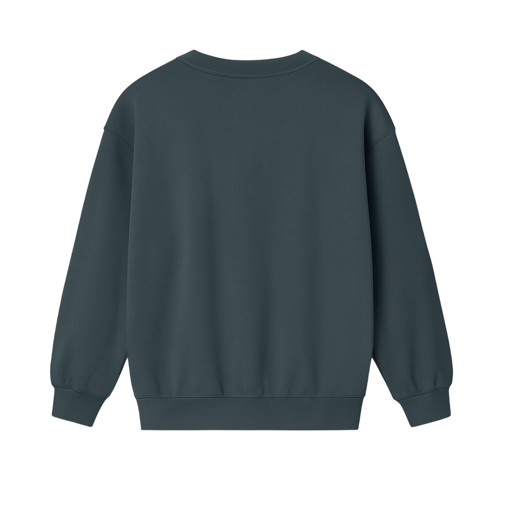Dropped-Shoulder Sweatshirt, GOTS Blue Gray /  Dropped-Shoulder Sweater, GOTS Blue Gray