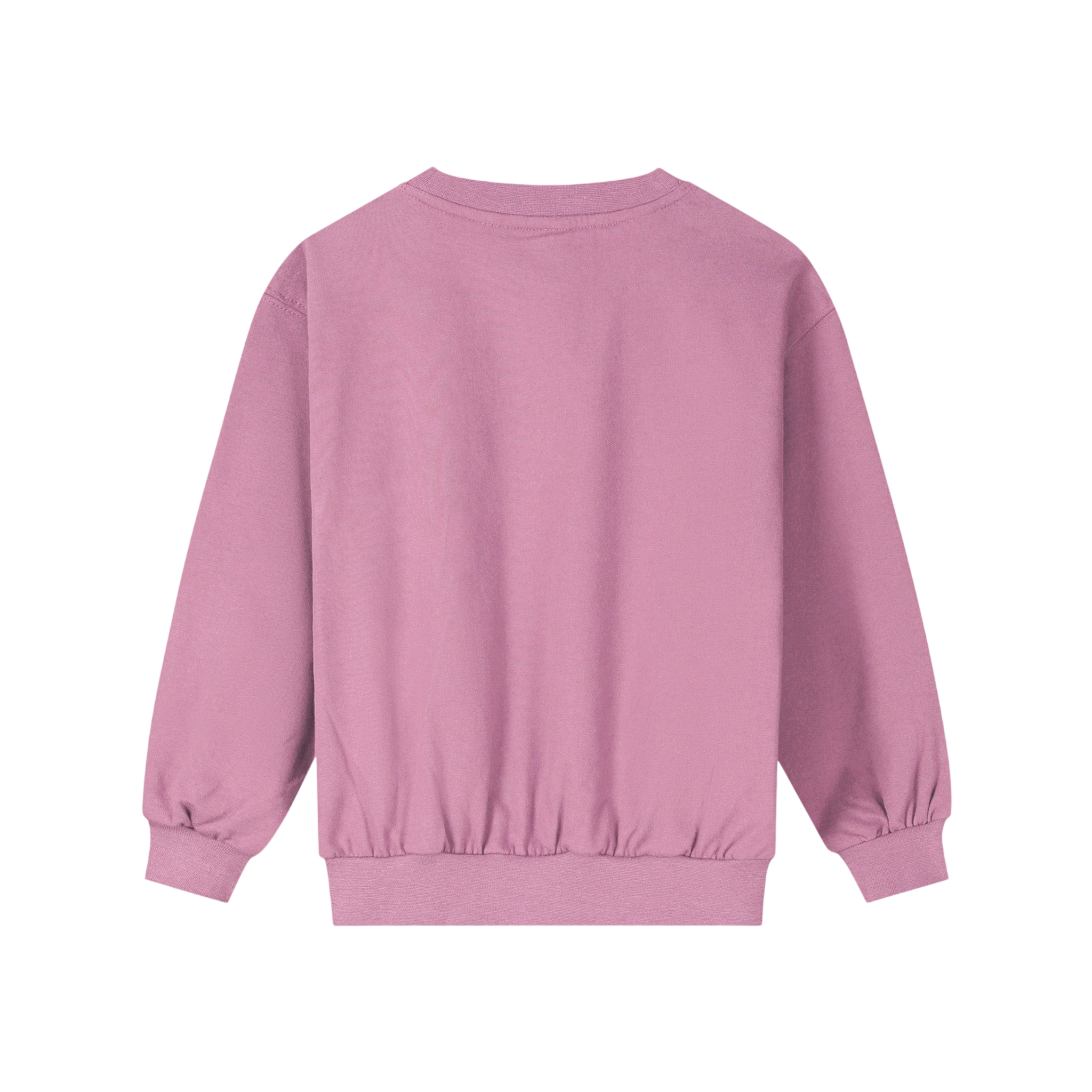 Dropped-Shoulder Sweatshirt, GOTS Bubblegum / Dropped-Shoulder Sweater, GOTS Bubblegum