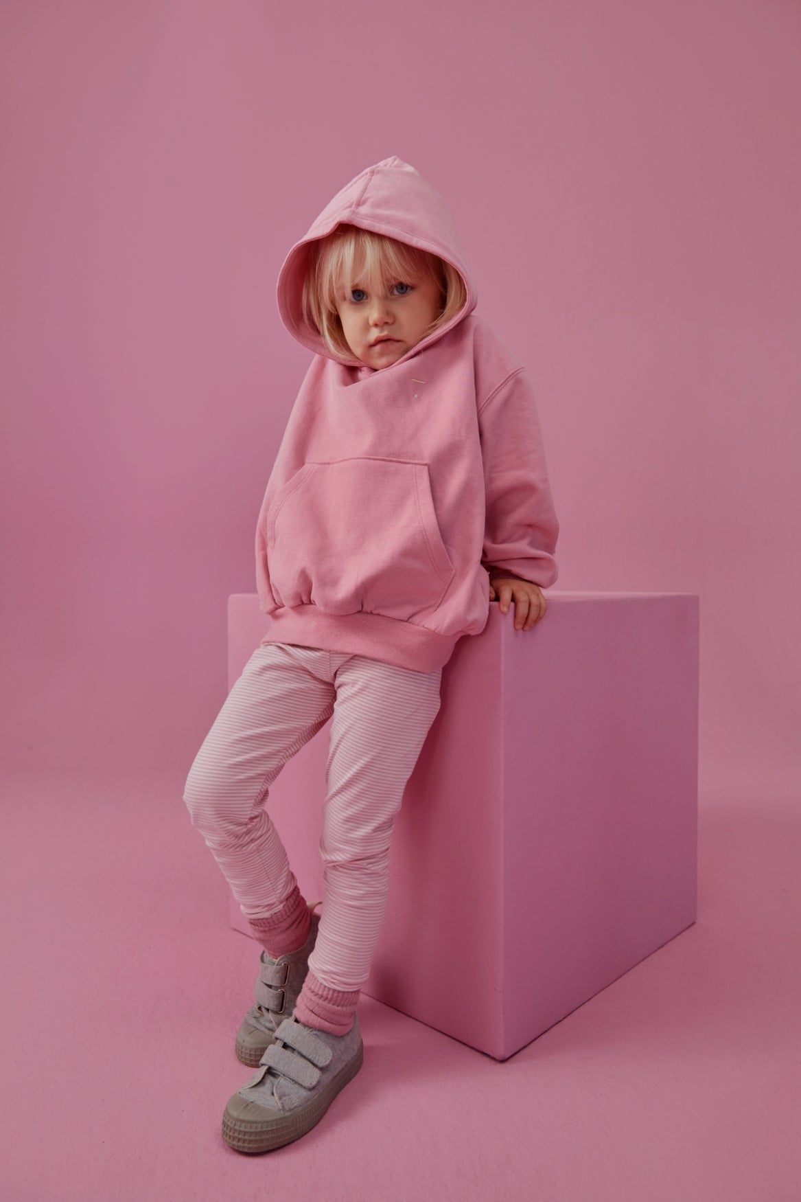 Hoodie GOTS Bubblegum