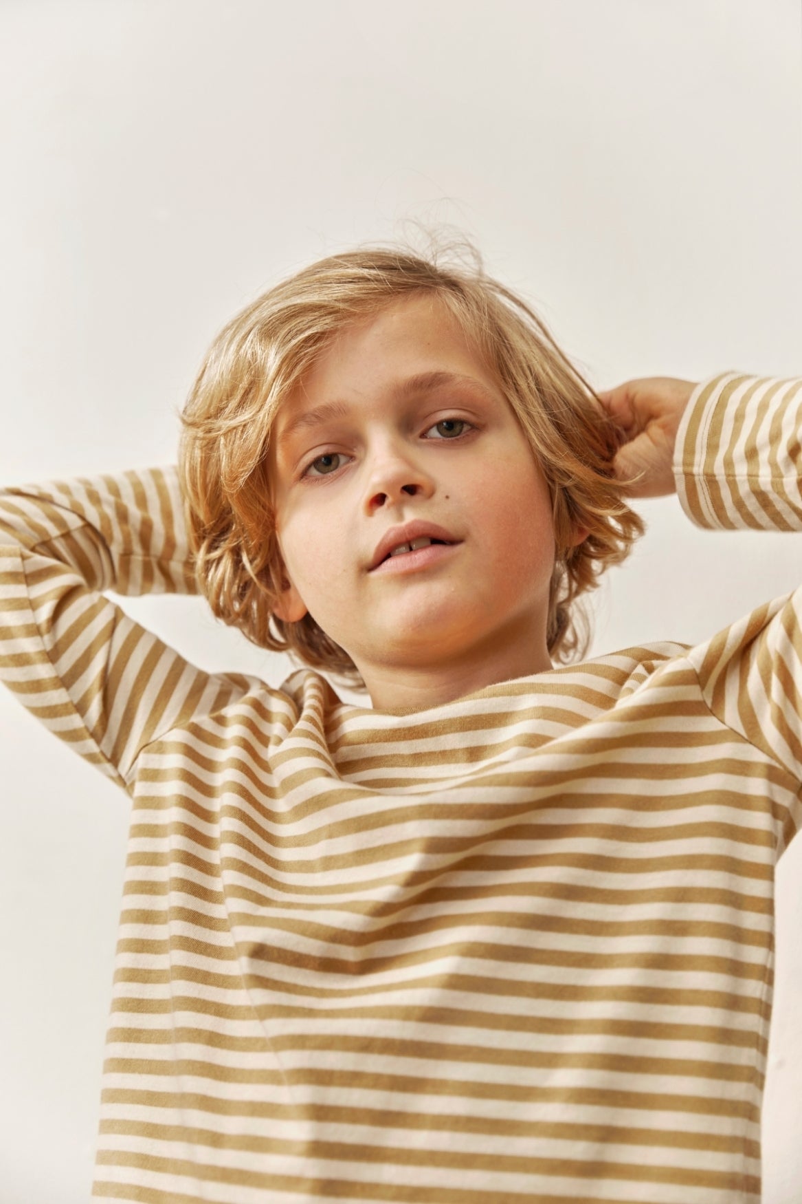 T-shirt à manches longues L/S GOTS Cookie Cream /  T-shirt à manches longues L/S GOTS Cookie - Cream
