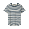 T-Shirt Oversized Blue Gray Cream