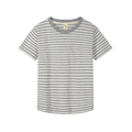 T-Shirt Oversized Gray Melange Cream