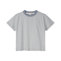 T-Shirt Oversized GOTS Stone Gray Cream