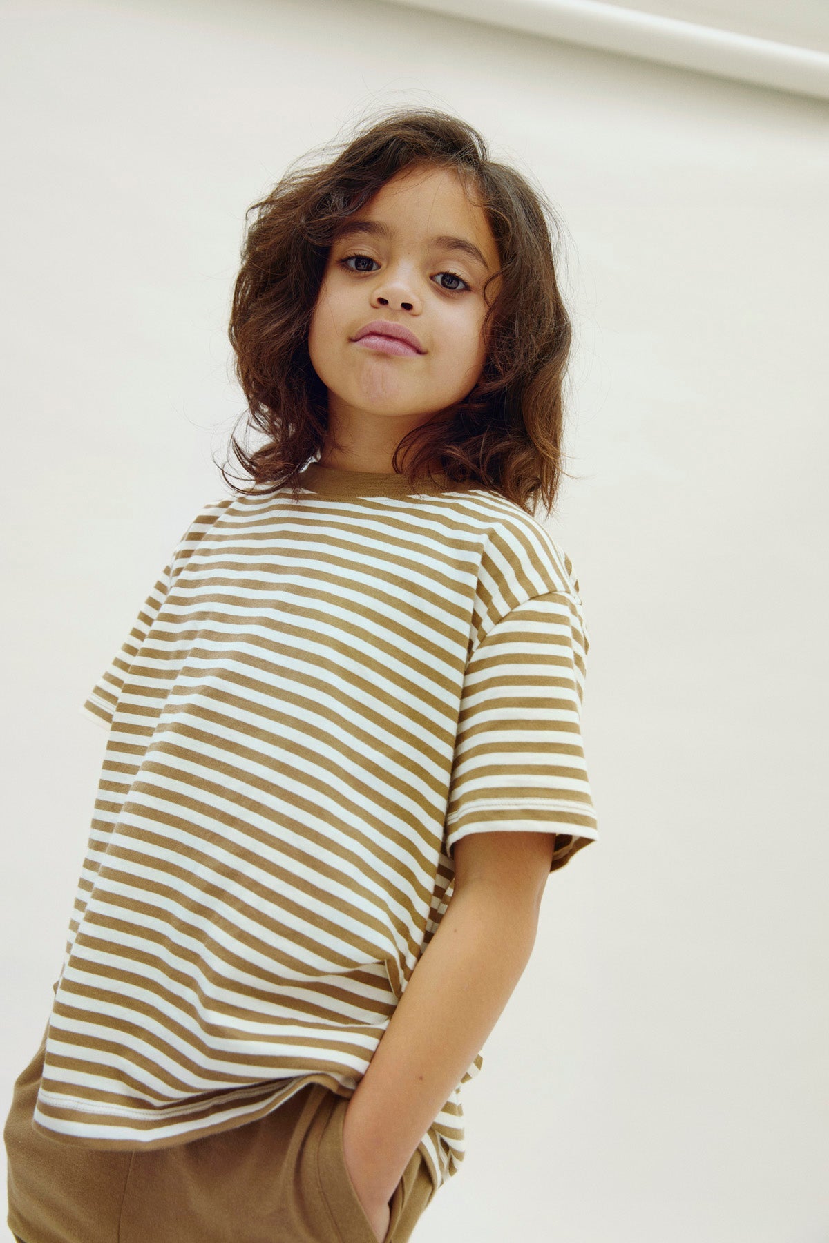 T-Shirt Oversized GOTS Woody Cream
