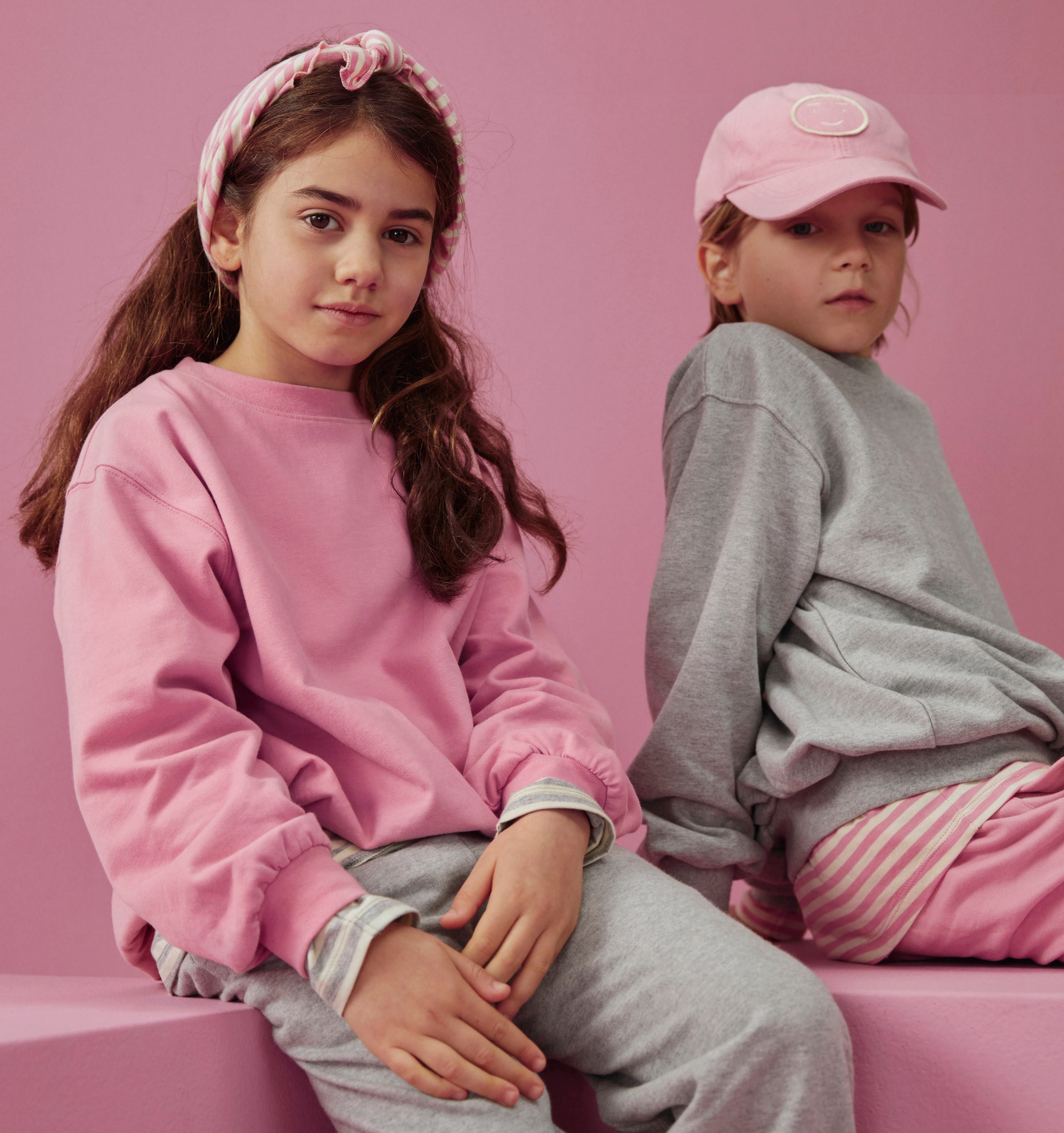 Casquette de baseball GOTS Bubblegum / Casquette de baseball GOTS Bubblegum