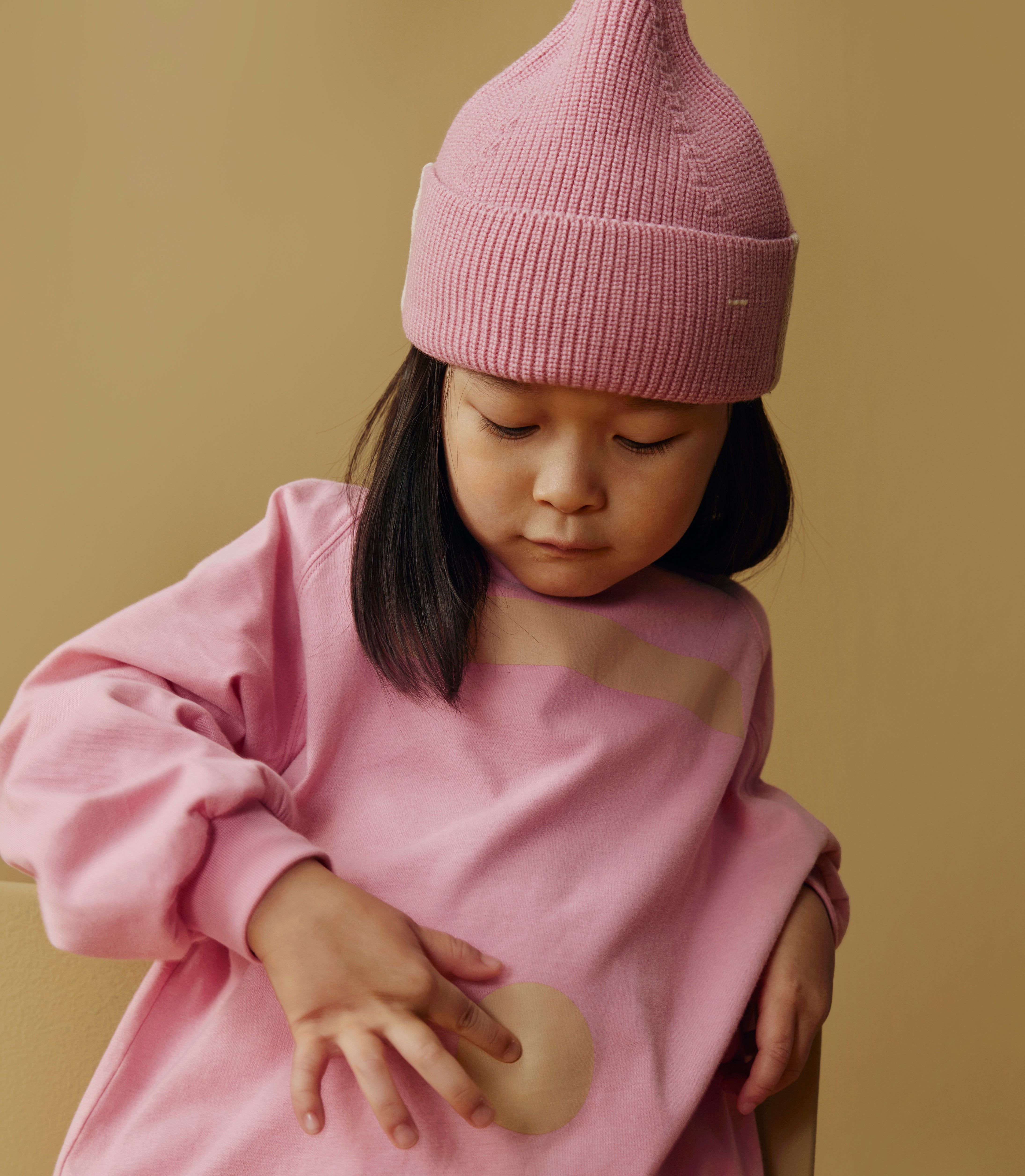 Bubblegum Merino Wool Beanie